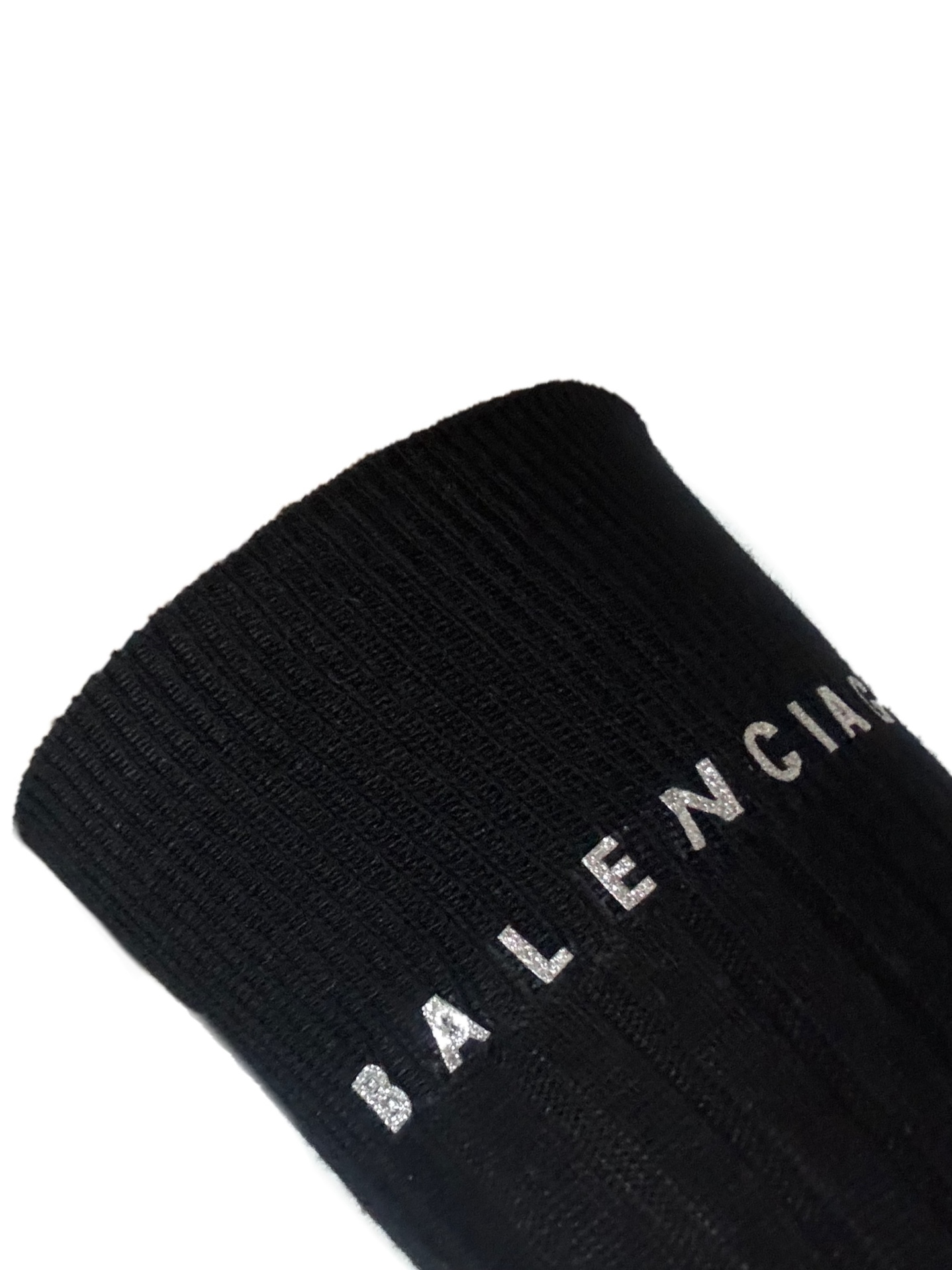 配包装一盒一双balenciaga巴黎世家立体硅胶经典字母长筒袜小腿袜双针针织材质超完美结合款式经典专柜