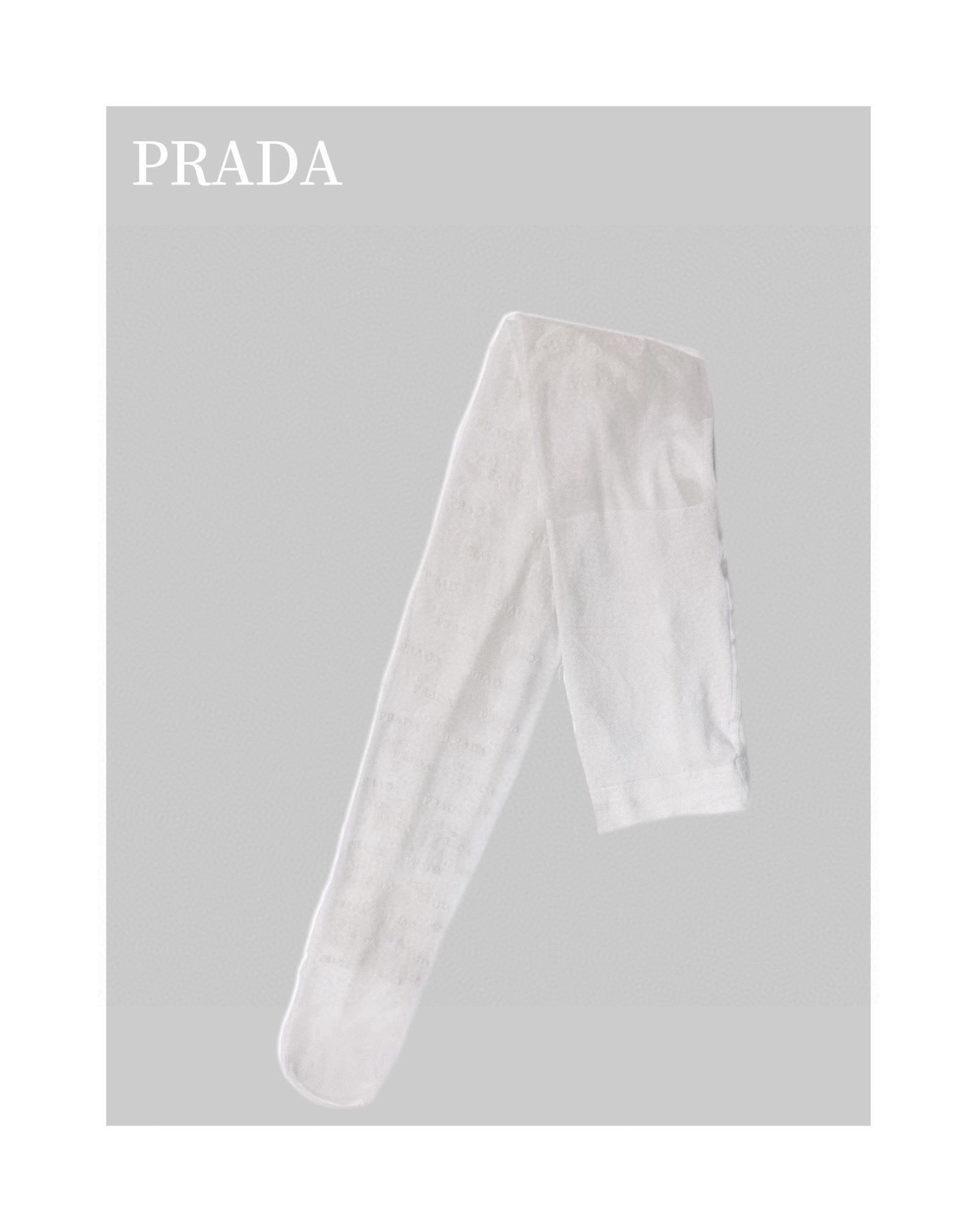 配包装一盒一双Prada普拉达经典植绒字母丝袜好看到爆炸欧美大牌丝袜一比一高版本制作可以看得到的工艺！潮