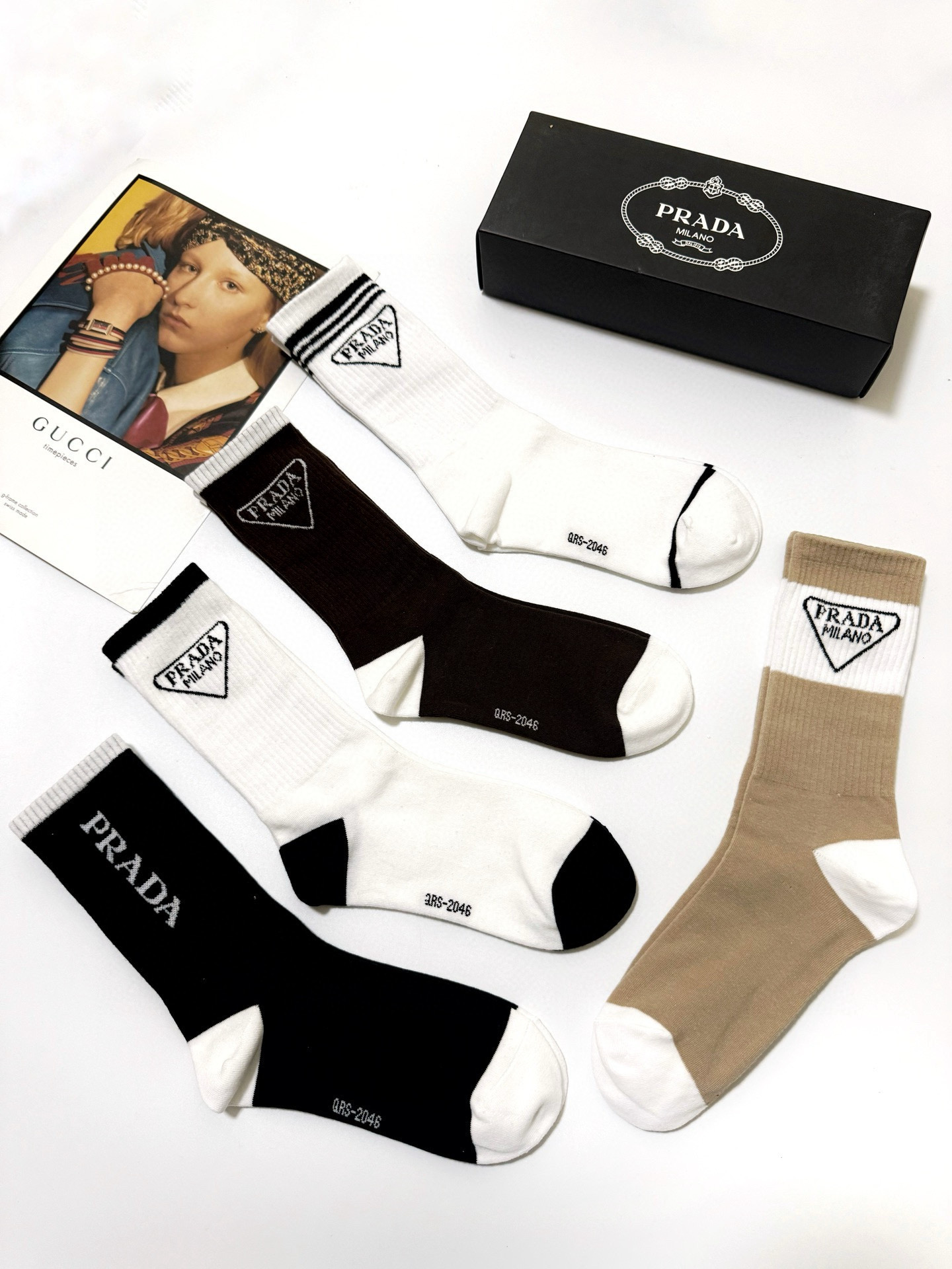 95 Packaging A box of five. It’s a classic letter, logo, pure mid-tamp stocking - 图片 6