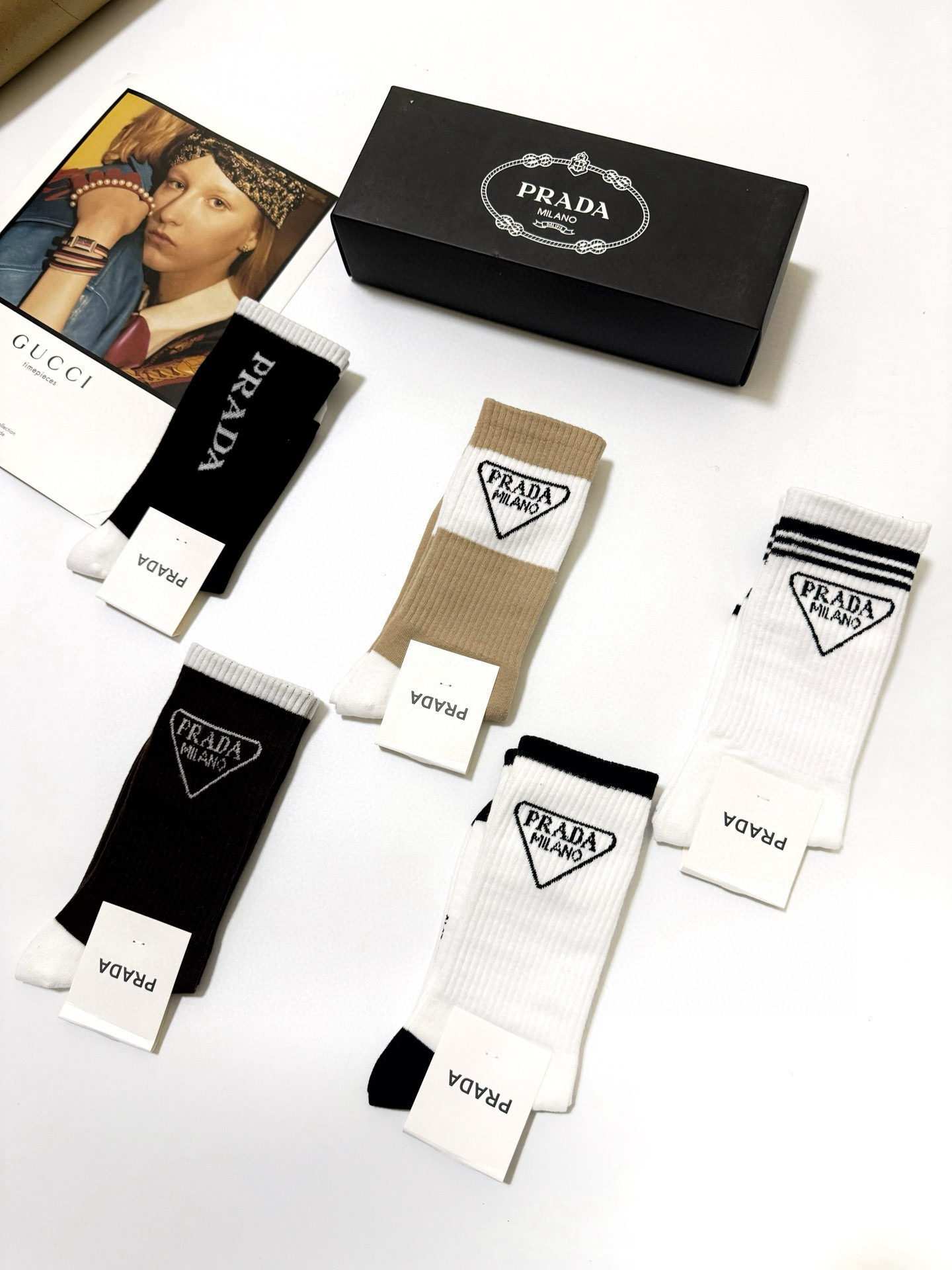 95 Packaging A box of five. It’s a classic letter, logo, pure mid-tamp stocking - 图片 9