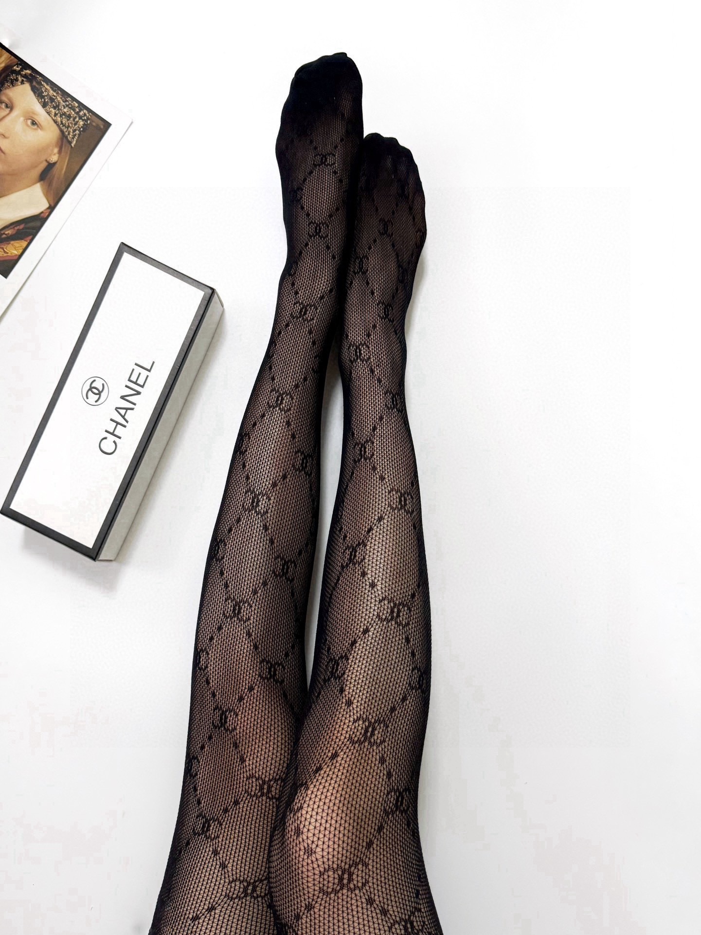 NO:358068,Packaging (belt misprint logo) [One box, one pair] Chanel ins hot pair of C letter net stockings, pantyhose, a must-have counter purchasing quality for cool girls and trendy people. Socks, super high-quality matching, fashionable and overwhelming, ah ah~~ Recommended and recommended~~ Must-in-one fashionable items!  !  socks, stockings, socks, chanel, chanel, socks19860909配包装（腰带错版logo）【一盒一双】 Chanel 香奈儿 ins爆款双C字母网袜 连裤袜 酷妹潮人必不能少的专柜代购品质 袜子 ,搭配起来超高逼格 时髦度爆表啊啊啊啊～～推荐推荐推荐～～必入时髦小单品！！袜子,丝袜,袜子,chanel,chanel,socks,accessory