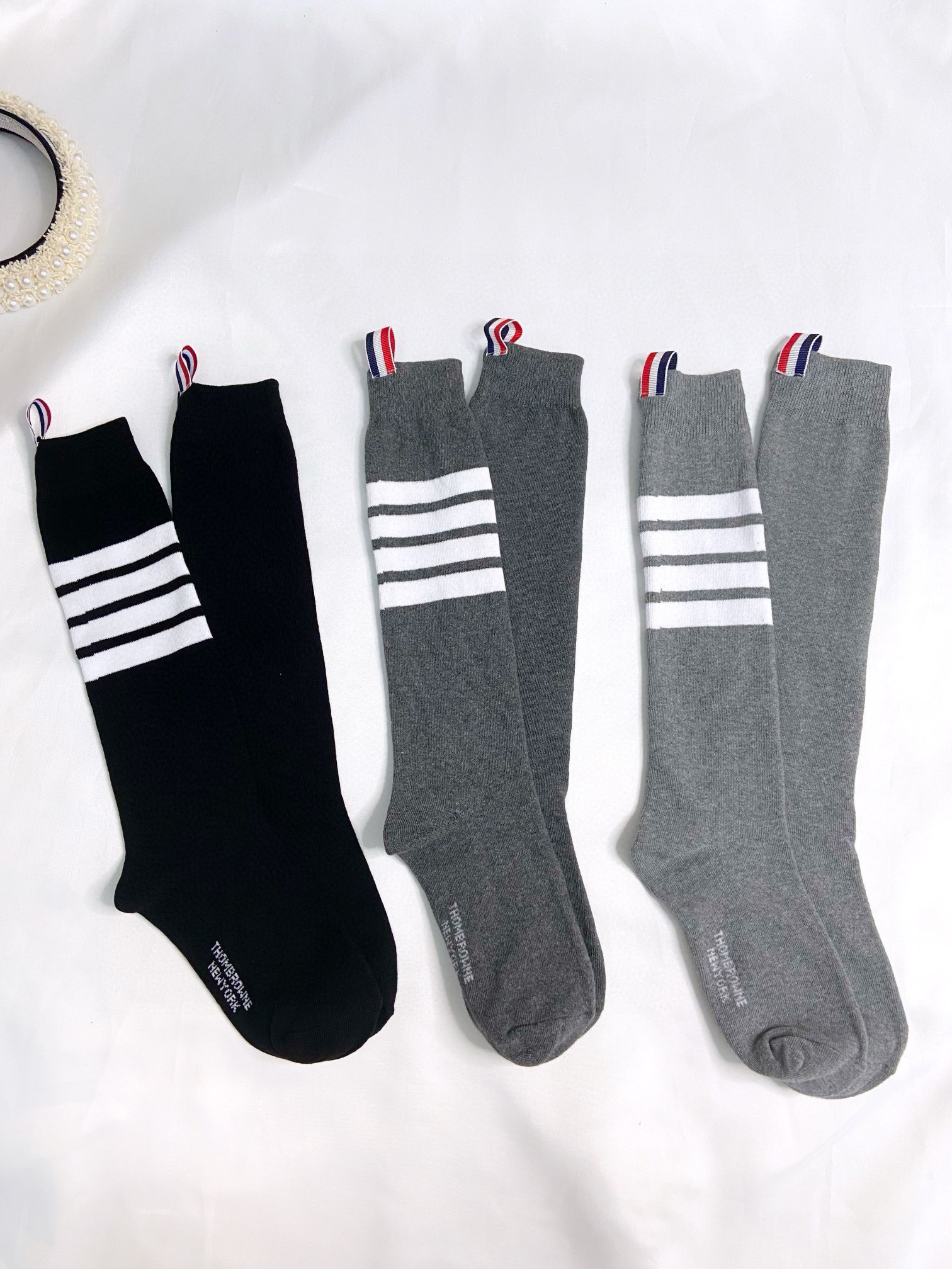 【一盒一双】🌟THOM BROWNE · 桑姆 布朗尼❗🌟超级爆款！网红长筒袜子❗原单品质！官网同步，一