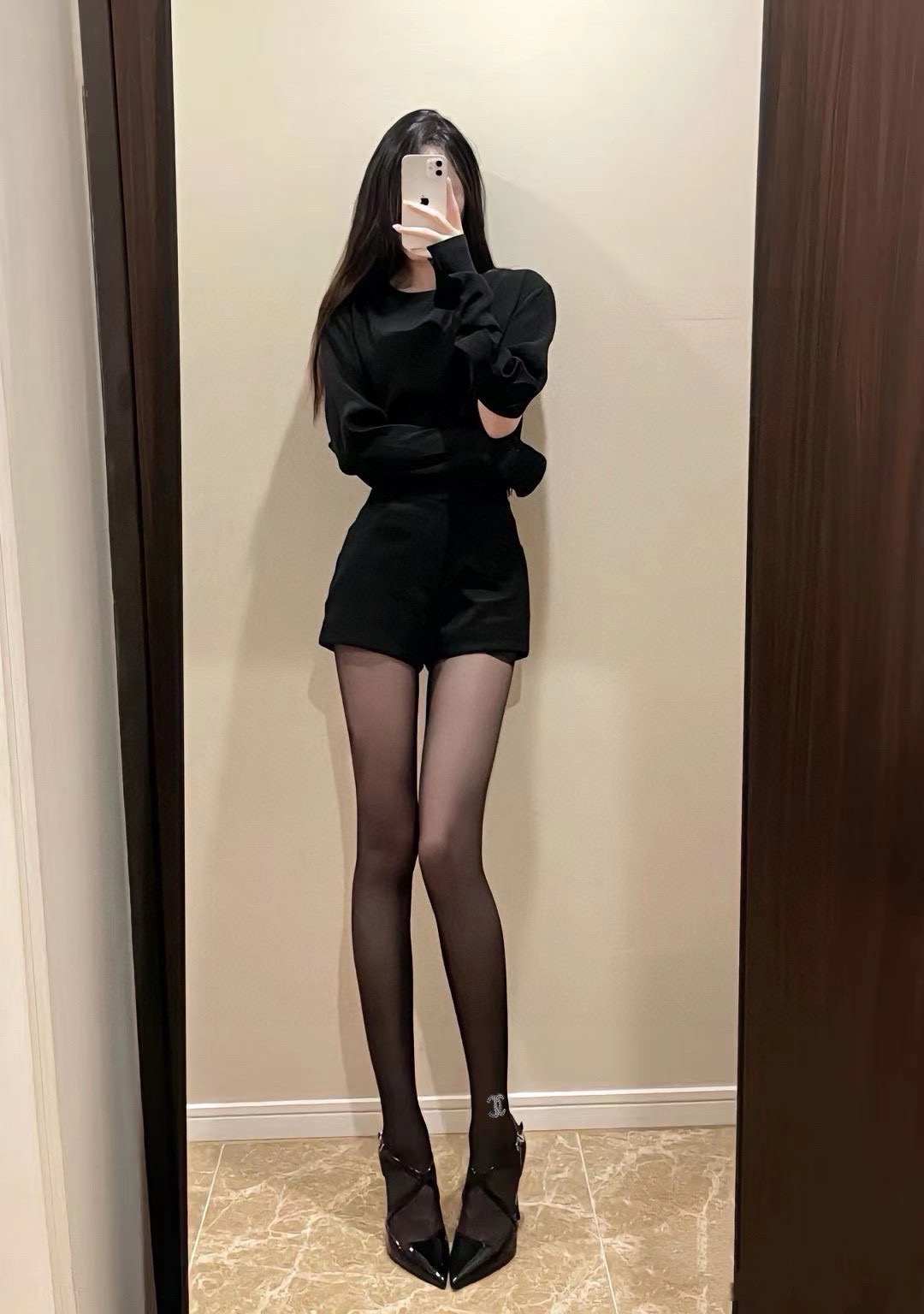 配包装🌟【一盒一双】🌟Chanel 香奈儿 爆款水钻 双C 字母 丝袜 🌟好看到爆炸 欧美大牌丝袜 连裤