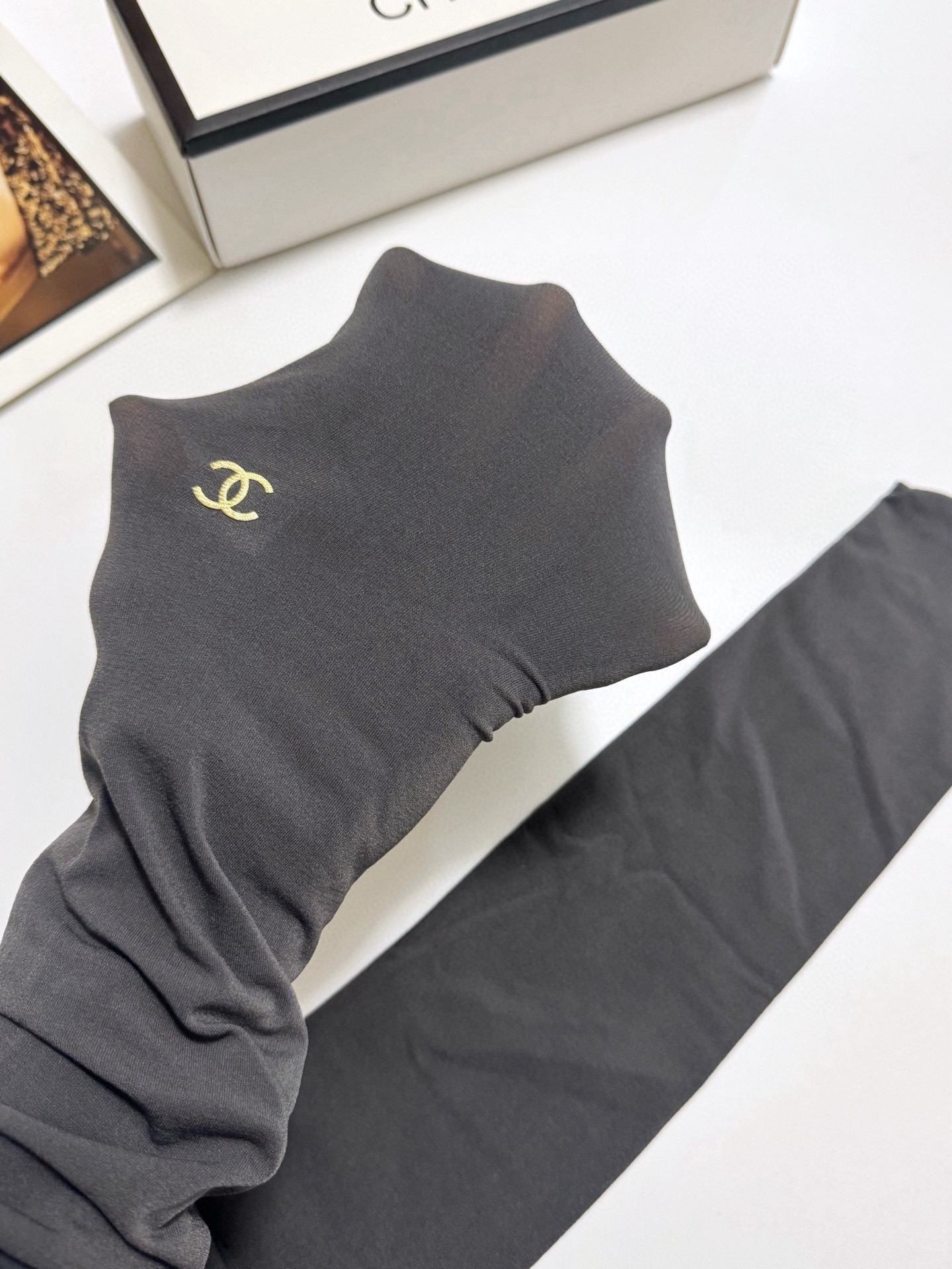 配包装🌟【一盒一双】🌟Chanel 香奈儿 爆款双C 字母 丝袜 🌟好看到爆炸 欧美大牌丝袜 连裤袜 🔥