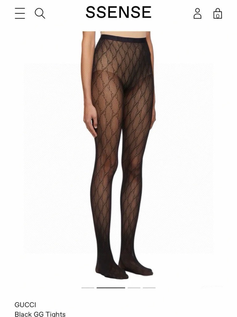 。配包装【一盒一双】🌟Gucci爆款双G字母网袜 🌟【腰部带logo】好看到爆炸 ，欧美大牌丝袜🔥🌟潮人