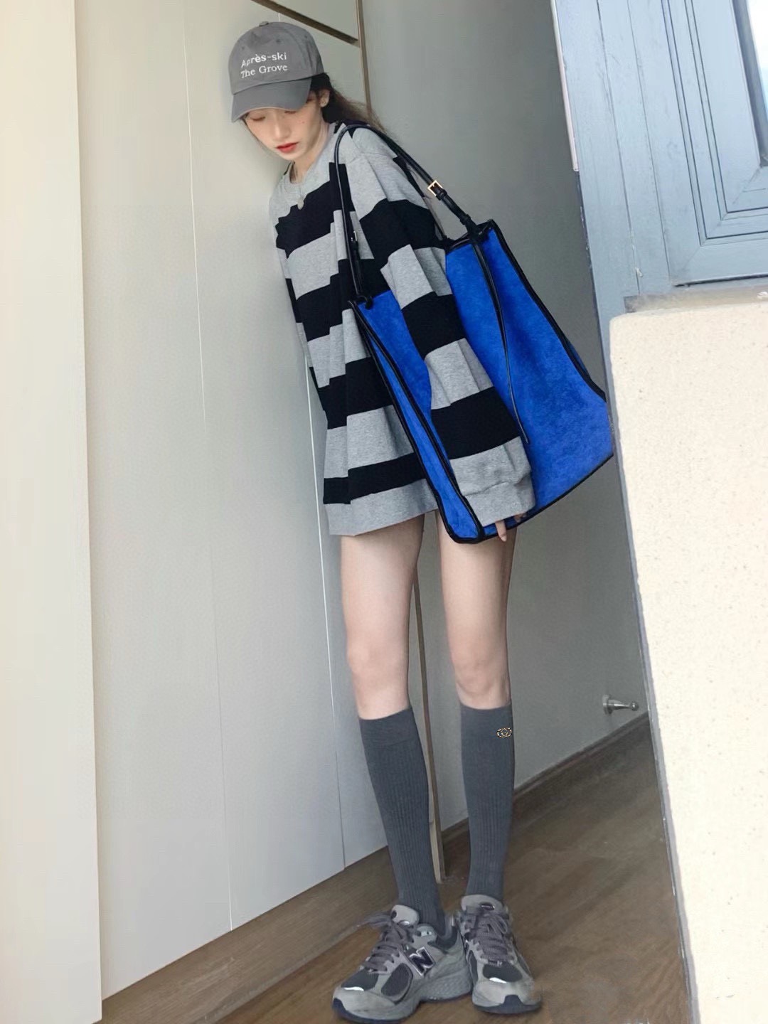 配包装🌟【一盒一双】🌟Gucci 古琦 经典字母logo纯棉长筒袜 小腿袜🌟重工装饰个性时尚🌟ins爆款