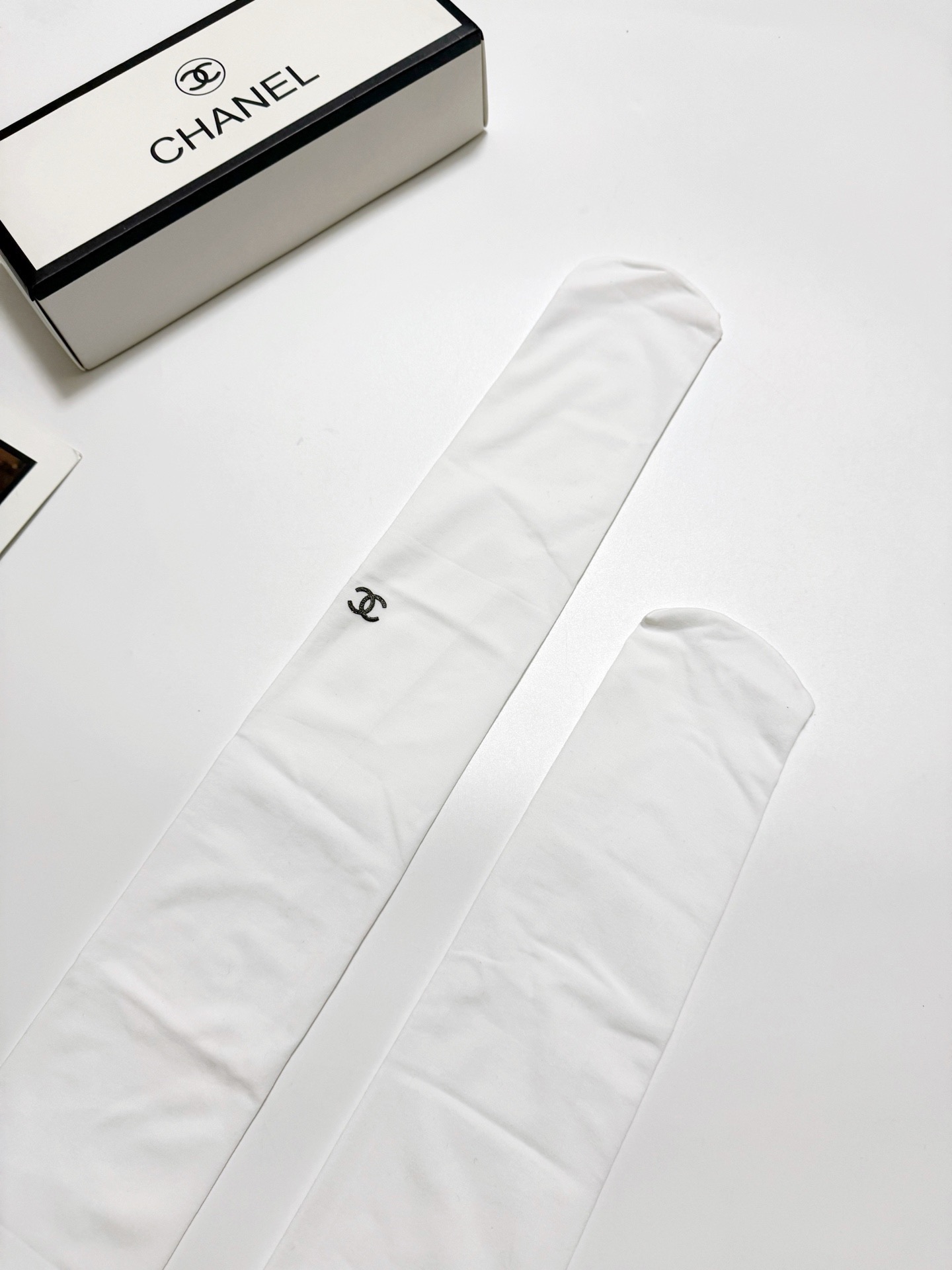 配包装🌟【一盒一双】🌟Chanel 香奈儿 爆款双C 字母 丝袜 🌟好看到爆炸 欧美大牌丝袜 连裤袜 🔥