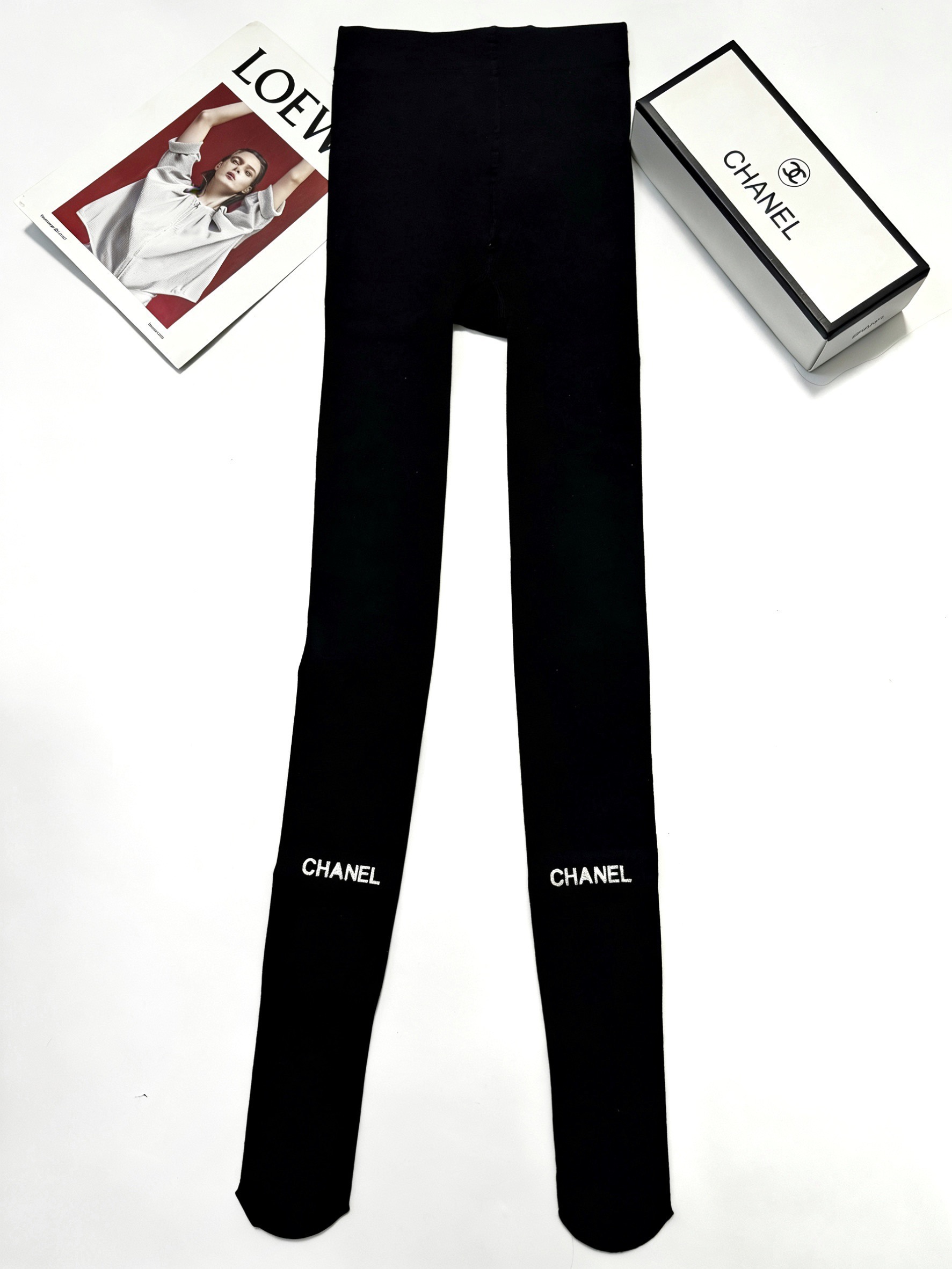 【加厚款】 配包装🌟【一盒一双】🌟Chanel 香奈儿 ins爆款，加厚加绒连裤袜 ，🌟对版高货！超大弹