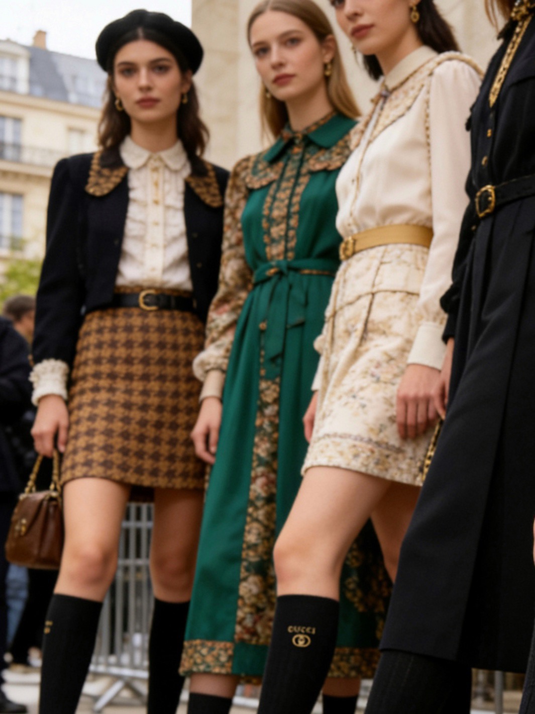 配包装🌟【一盒一双】🌟 Gucci 古琦 爆款经典字母 长筒袜 小腿袜🔥双针针织材质，超完美结合，款式经