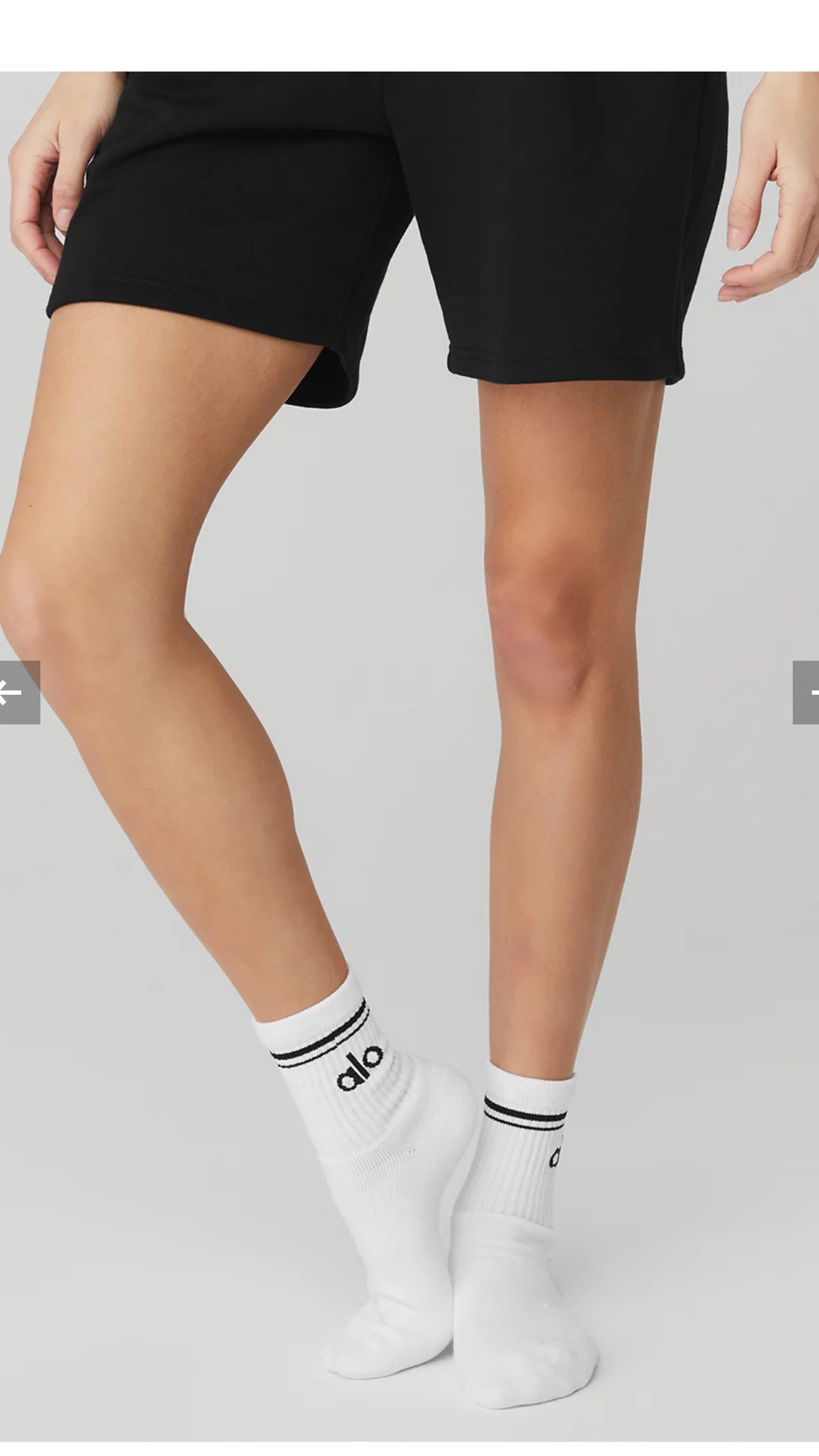 配包装🌟【一盒5 双】 🌟alo 经典字母logo纯棉短袜 中筒袜 ， 男女同款，ins超火爆红人同款，