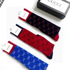 配包装🌟【一盒3 双】🌟Gucci 古奇 爆款双G字母 长筒袜 小腿袜。专柜同步发售ing ,巨多明星 配包装🌟【一盒3 双】🌟Gucci 古奇 爆款双G字母 长筒袜 小腿袜。专柜同步发售ing ,巨多明星