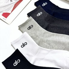 配包装🌟【一盒5 双】🌟alo 经典纯色 字母logo 纯棉短筒袜 ,男女同款🌟ins爆款!专柜在售in 配包装🌟【一盒5 双】🌟alo 经典纯色 字母logo 纯棉短筒袜 ,男女同款🌟ins爆款!专柜在售in