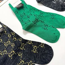 配包装🌟【一盒3双】🌟Gucci 古奇 爆款金银丝中筒袜 。双针 混纺金银丝材质,超完美结合,款式经典, 配包装🌟【一盒3双】🌟Gucci 古奇 爆款金银丝中筒袜 。双针 混纺金银丝材质,超完美结合,款式经典,
