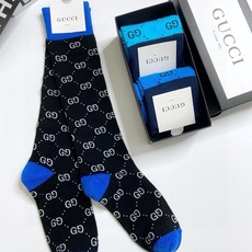 配包装 🌟【一盒3 双】 🌟Gucci 古奇 爆款双G字母 长筒袜 小腿袜 。专柜同步发售ing ,巨多明星红人同款! 配包装 🌟【一盒3 双】 🌟Gucci 古奇 爆款双G字母 长筒袜 小腿袜 。专柜同步发售ing ,巨多明星红人同款!