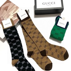 配包装 🌟【一盒3 双】 🌟Gucci 古奇 爆款双G字母 长筒袜 小腿袜 。专柜同步发售ing ,巨多明星红人同款! 配包装 🌟【一盒3 双】 🌟Gucci 古奇 爆款双G字母 长筒袜 小腿袜 。专柜同步发售ing ,巨多明星红人同款!