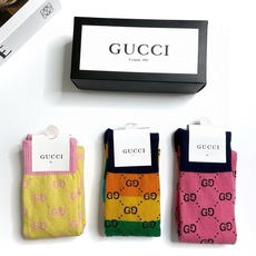 配包装 🌟【一盒3 双】 🌟Gucci 古奇 爆款双G字母 长筒袜 小腿袜 。专柜同步发售ing ,巨多明星红人同款! 配包装 🌟【一盒3 双】 🌟Gucci 古奇 爆款双G字母 长筒袜 小腿袜 。专柜同步发售ing ,巨多明星红人同款!
