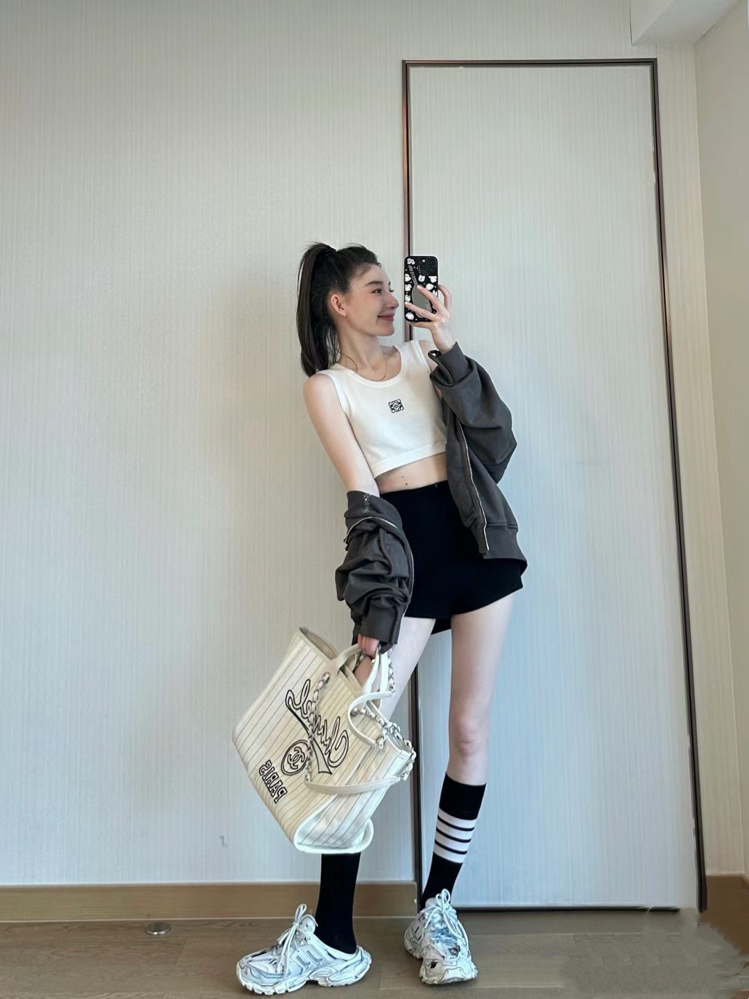 配原版盒 🌟【一盒2 双】 🌟THOM BROWNE · 桑姆 布朗尼❗ 🌟超级爆款！网红小腿袜，中筒袜+长筒袜，经典爆