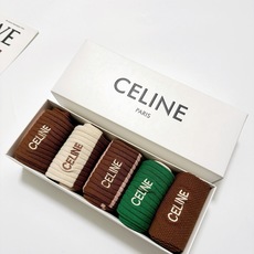 配包装 🌟【一盒5 双】 🌟Celine 赛琳 经典刺绣字母logo 纯棉混纺中筒袜 ,软糯亲肤,ins超火爆配色 配包装 🌟【一盒5 双】 🌟Celine 赛琳 经典刺绣字母logo 纯棉混纺中筒袜 ,软糯亲肤,ins超火爆配色