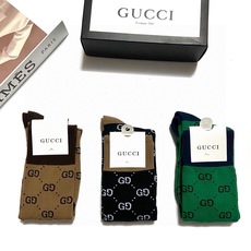 配包装 🌟【一盒3 双】 🌟Gucci 古奇 爆款双G字母 长筒袜 小腿袜 。专柜同步发售ing ,巨多明星红人同款! 配包装 🌟【一盒3 双】 🌟Gucci 古奇 爆款双G字母 长筒袜 小腿袜 。专柜同步发售ing ,巨多明星红人同款!
