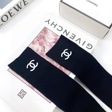 配包装 🌟【一盒一双】 🌟Chanel 香奈儿 经典字母logo纯棉长筒袜 小腿袜 🌟重工装饰个性时尚 🌟ins爆款! 配包装 🌟【一盒一双】 🌟Chanel 香奈儿 经典字母logo纯棉长筒袜 小腿袜 🌟重工装饰个性时尚 🌟ins爆款!