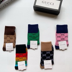 配包装【一盒五双】 🌟Gucci · 古奇❗️网红爆款出货~G家新品专柜对版袜子❗️纯棉材质织造,超级柔软舒适,罗口经典 配包装【一盒五双】 🌟Gucci · 古奇❗️网红爆款出货~G家新品专柜对版袜子❗️纯棉材质织造,超级柔软舒适,罗口经典