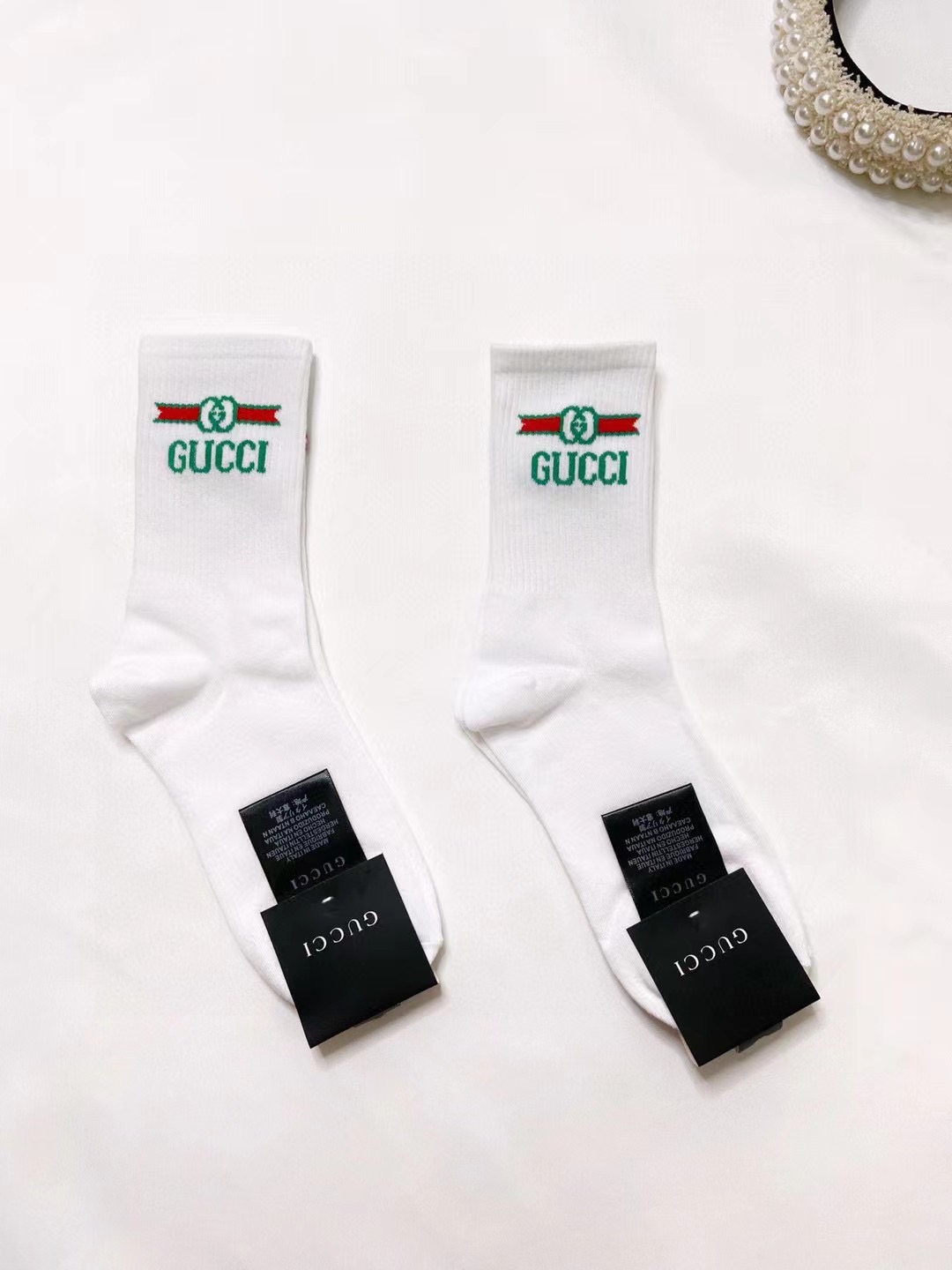 配包装 🌟【一盒2双】 🌟 Gucci 古琦 经典字母 短筒袜🔥纯棉材质,超完美结合,款式经典,专柜同步发售,ins爆火 配包装 🌟【一盒2双】 🌟 Gucci 古琦 经典字母 短筒袜🔥纯棉材质,超完美结合,款式经典,专柜同步发售,ins爆火