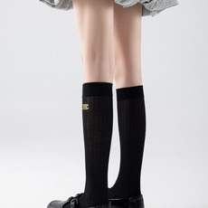 配包装 🌟【一盒2 双】 🌟Chanel 香奈儿 经典双C字母logo纯棉长筒袜 小腿袜 🌟ins爆款!专柜在售ing 配包装 🌟【一盒2 双】 🌟Chanel 香奈儿 经典双C字母logo纯棉长筒袜 小腿袜 🌟ins爆款!专柜在售ing