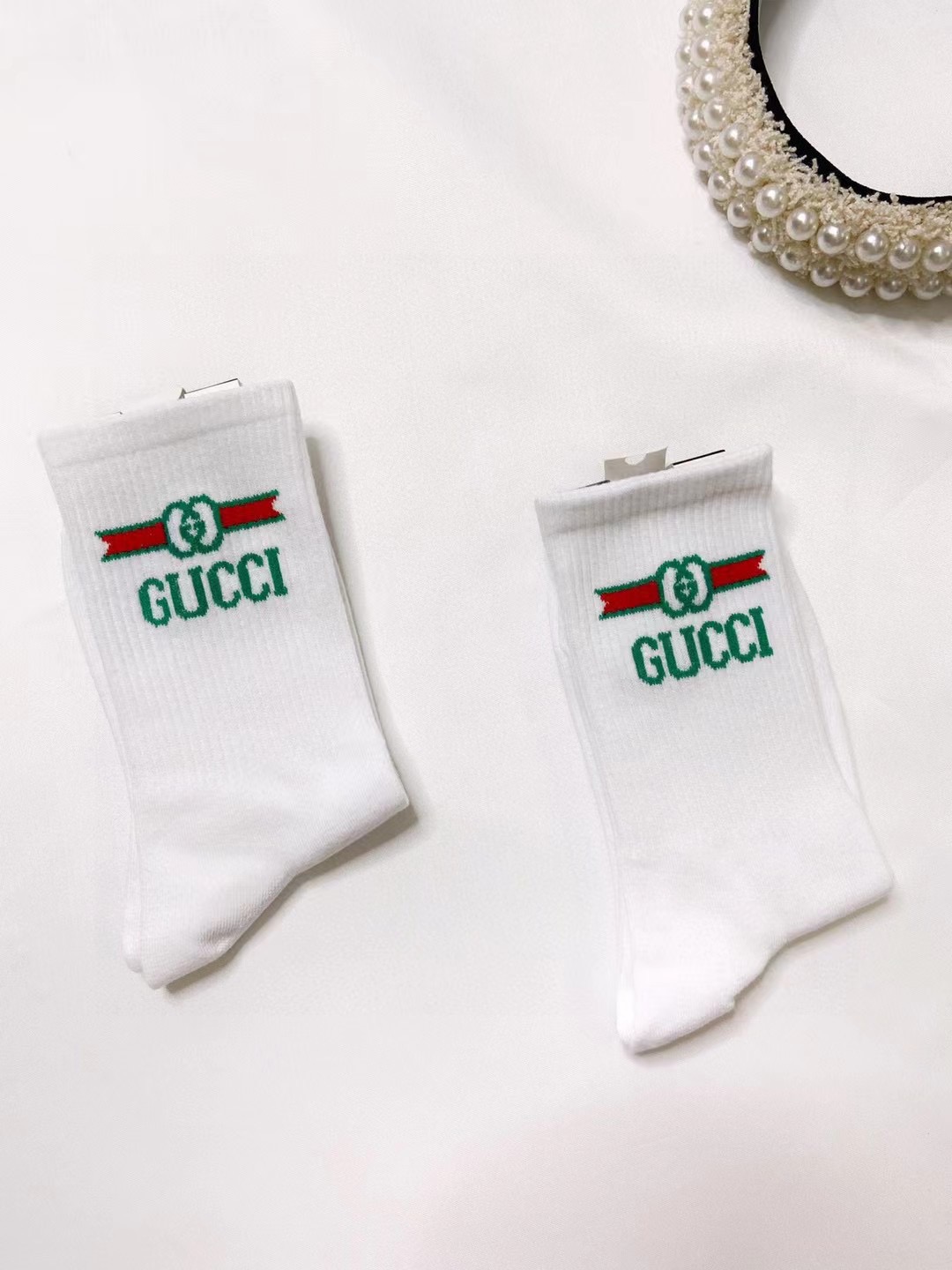 配包装 🌟【一盒2双】 🌟 Gucci 古琦 经典字母 短筒袜🔥纯棉材质,超完美结合,款式经典,专柜同步发售,ins爆火 配包装 🌟【一盒2双】 🌟 Gucci 古琦 经典字母 短筒袜🔥纯棉材质,超完美结合,款式经典,专柜同步发售,ins爆火