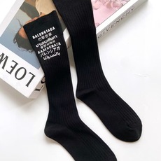配包装 🌟【一盒一双】 🌟巴黎世家 balenciaga 经典字母logo纯棉长筒袜 小腿袜 🌟重工装饰个性时尚 🌟i 配包装 🌟【一盒一双】 🌟巴黎世家 balenciaga 经典字母logo纯棉长筒袜 小腿袜 🌟重工装饰个性时尚 🌟i