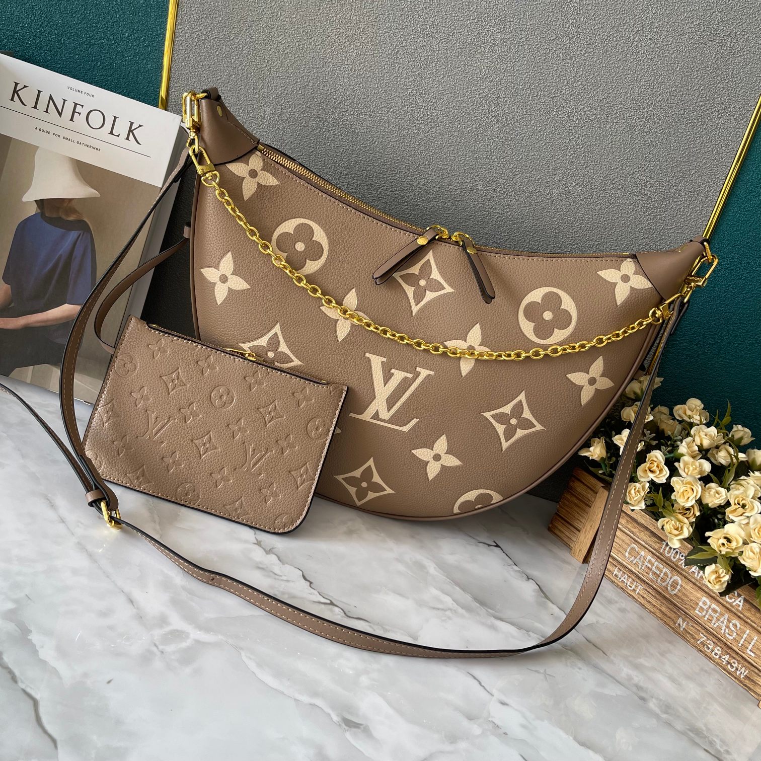 Louis Vuitton Bags Handbags Empreinte​ Cowhide Loop Hobo Chains M46739