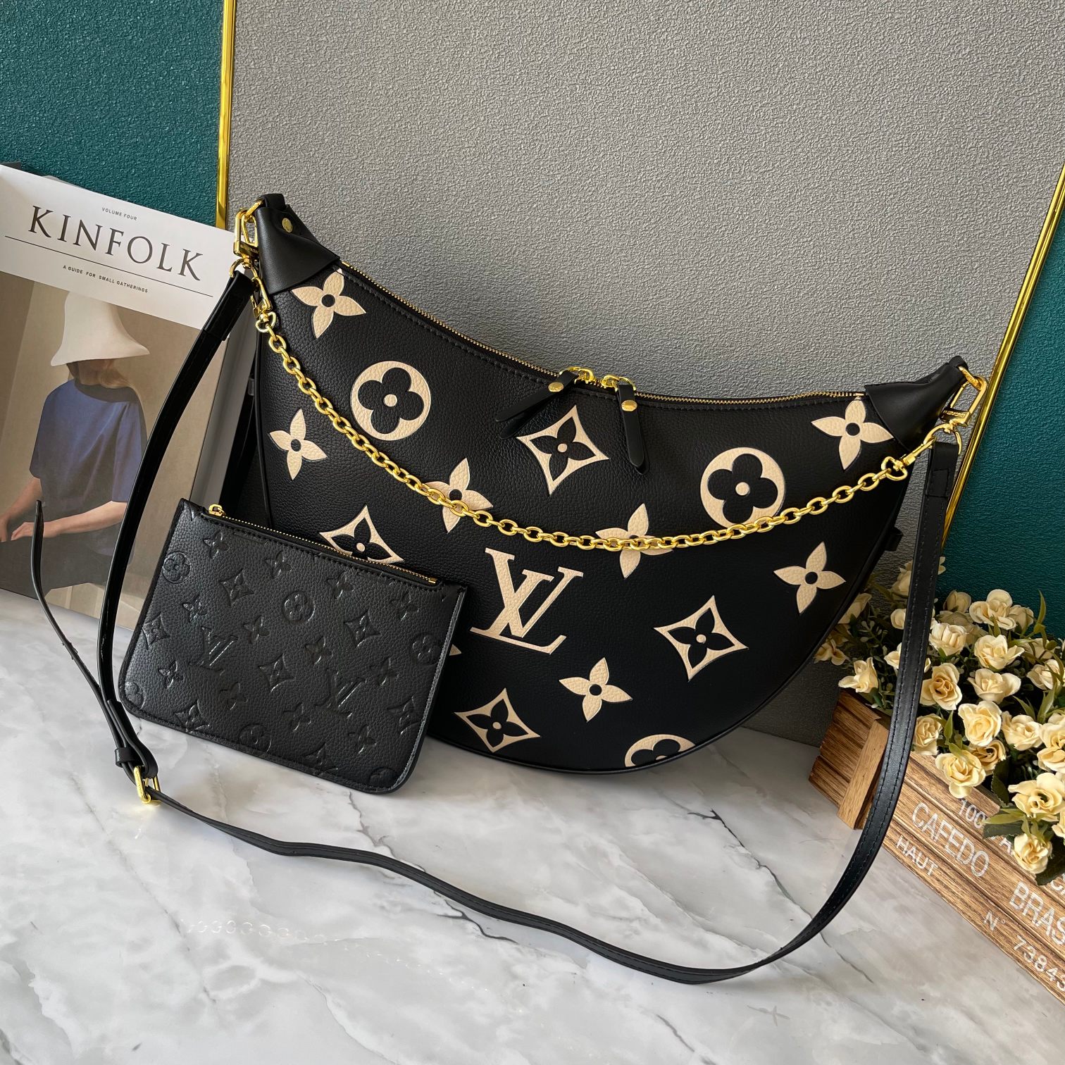 Louis Vuitton Bags Handbags Empreinte​ Cowhide Loop Hobo Chains M46739
