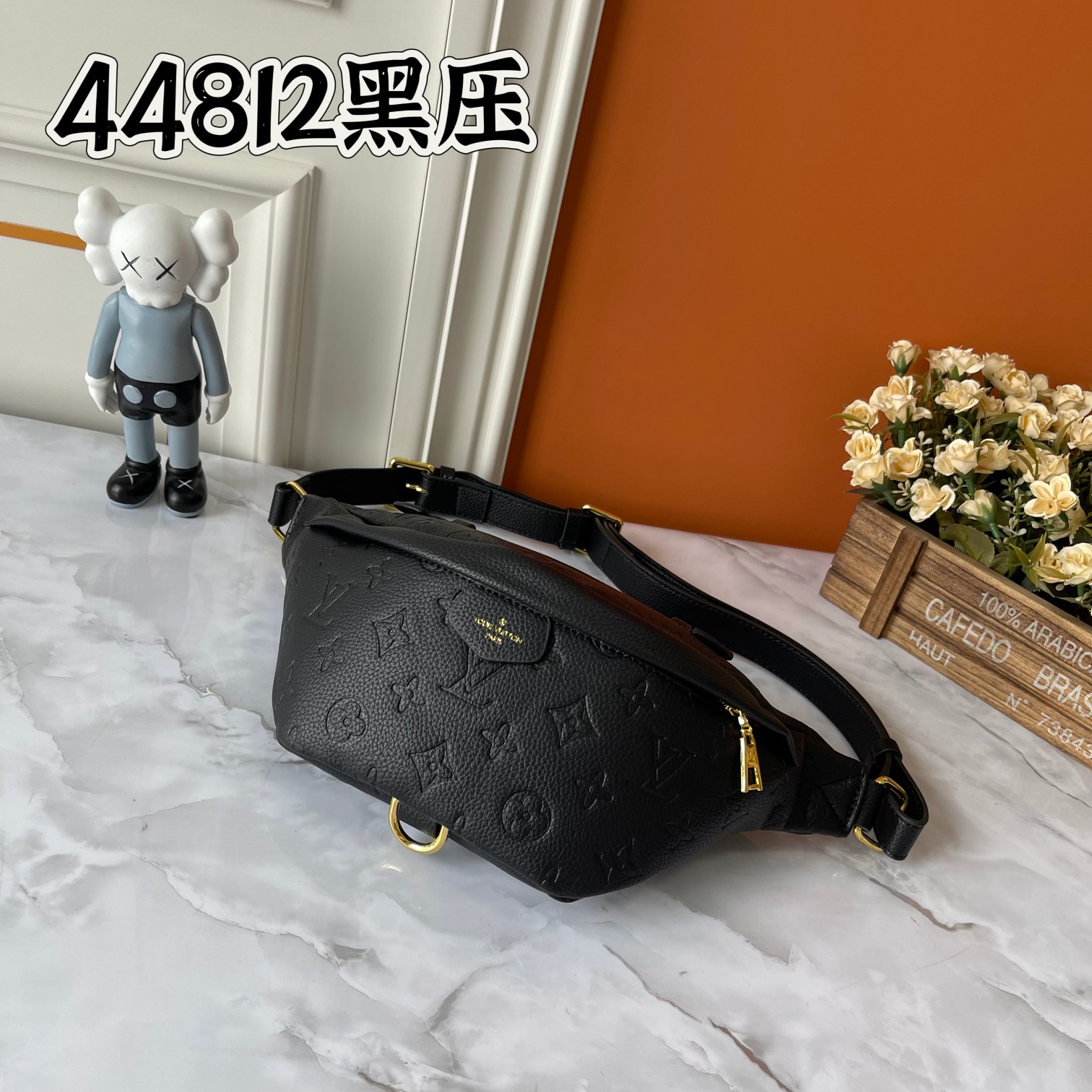 Fake AAA+
 Louis Vuitton LV Discovery Belt Bags & Fanny Packs Black Monogram Eclipse Calfskin Cowhide Vintage Casual M44812