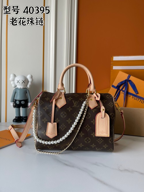 Louis Vuitton Nano Speedy Bag Monogram Canvas with Leather Trim 1 Louis Vuitton Nano Speedy Bag Monogram Canvas with Leather Trim