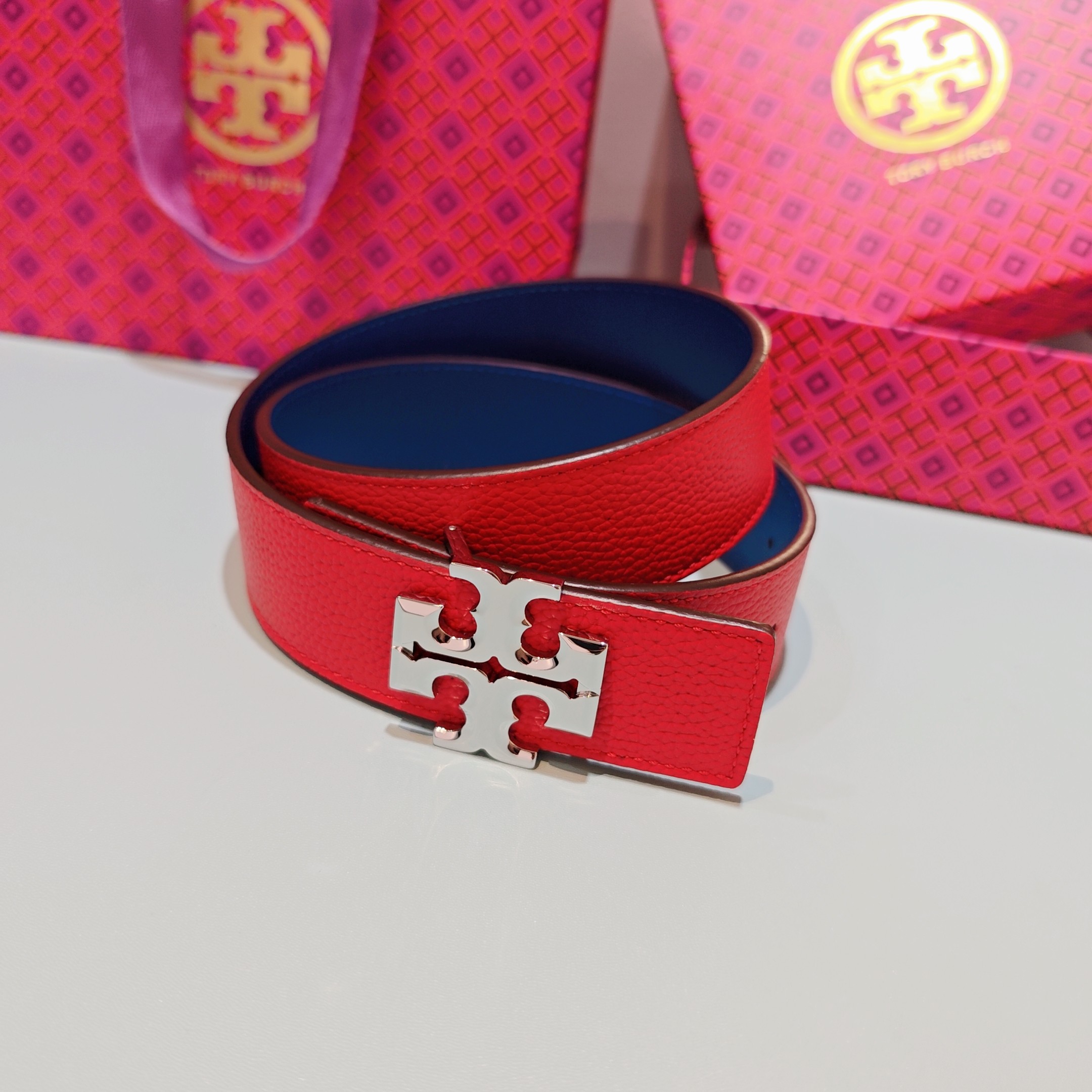 💥💥💥4.0cm托尼腰带，双面头层牛皮，长度：75.80.85.90.95.100.欧，铜五金扣原版开模