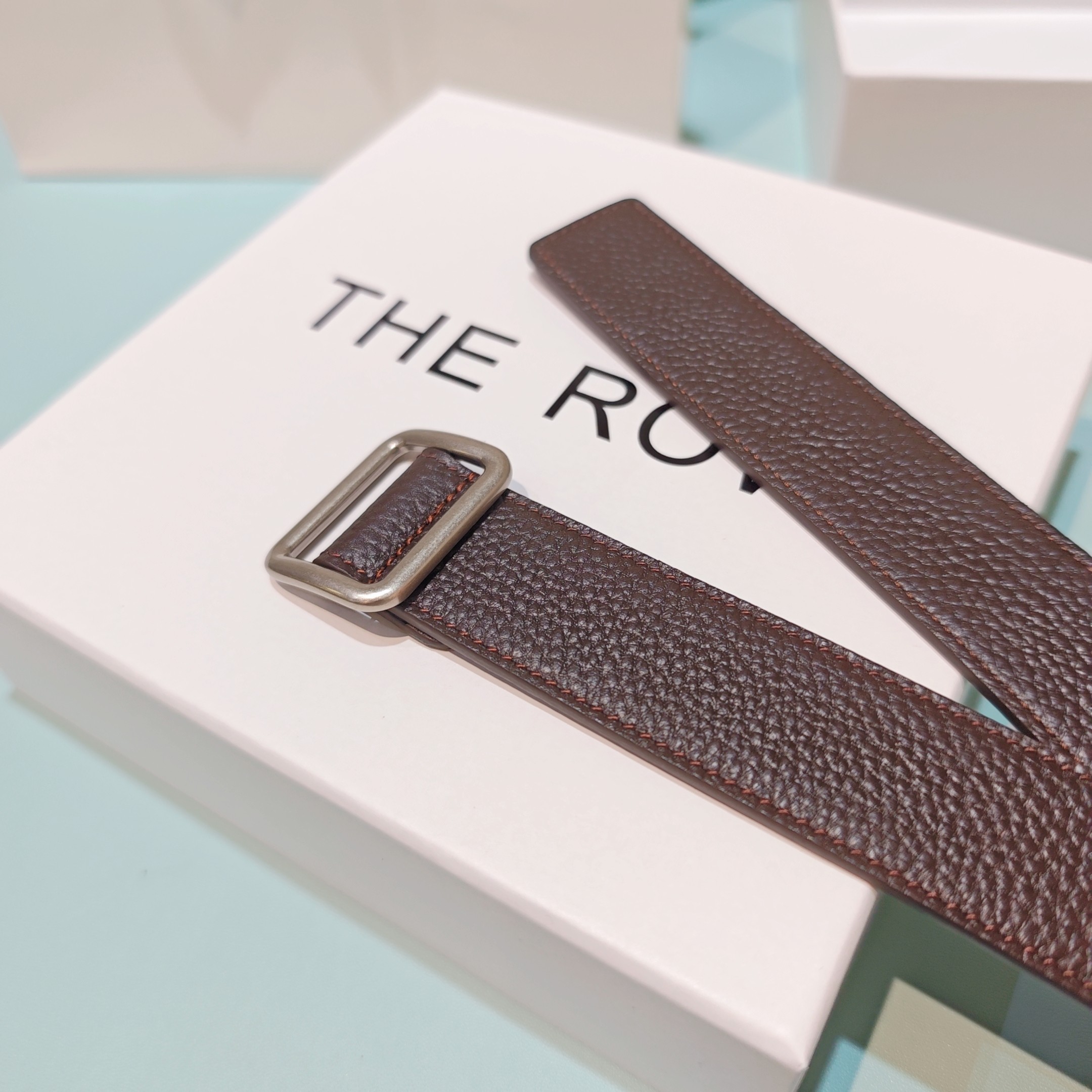 💥💥💥3.0cm THE ROW腰带，双面头层牛皮，长度：75.80.85.90.95.100.欧，铜五