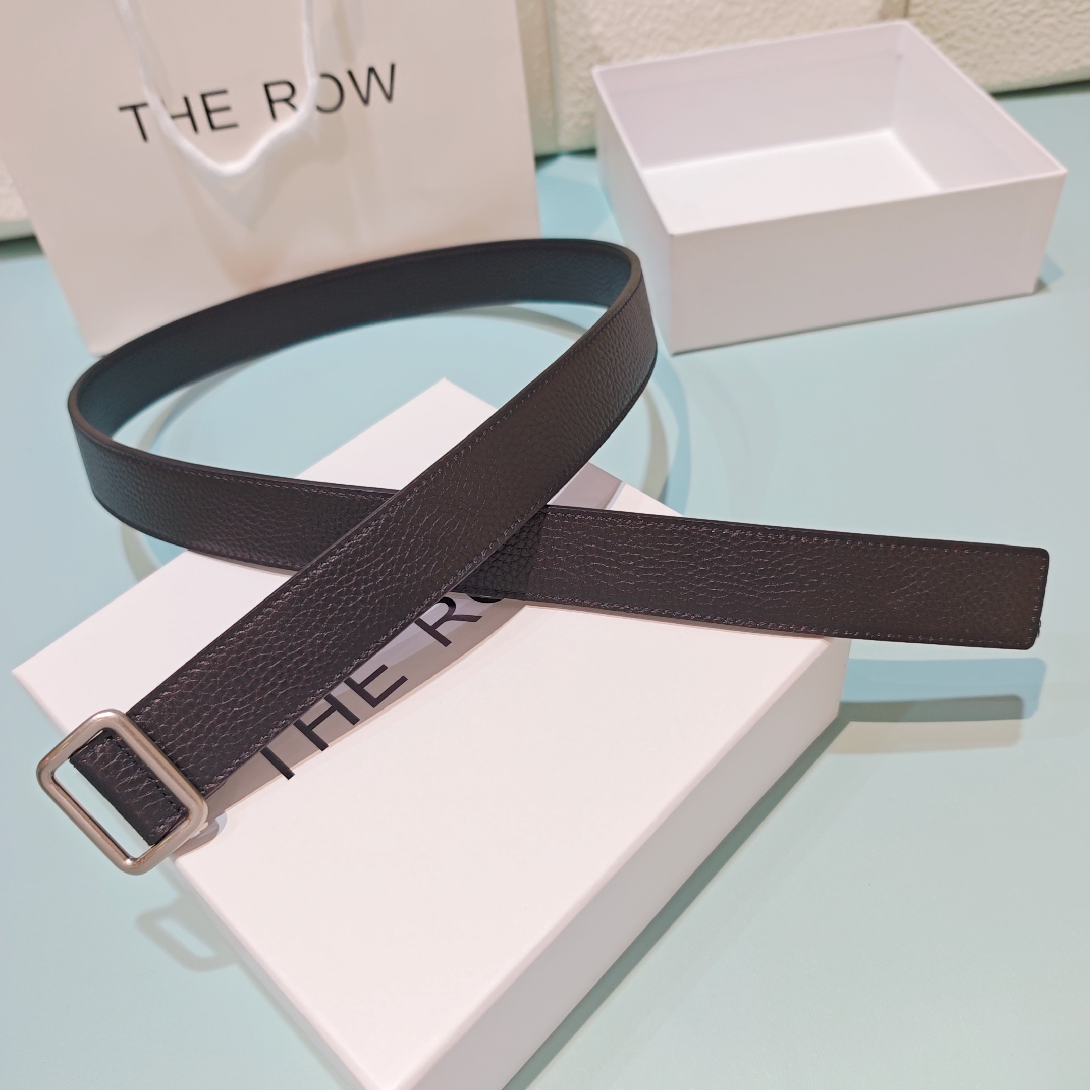 💥💥💥3.0cm THE ROW腰带，双面头层牛皮，长度：75.80.85.90.95.100.欧，铜五