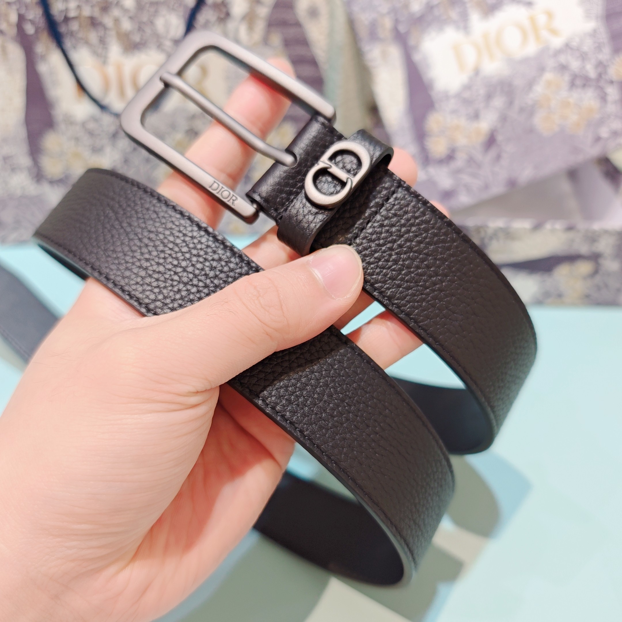 💥💥💥3.5cm 迪奥 腰带，双面头层牛皮，长度：75.80.85.90.95.100.欧，铜五金扣原版