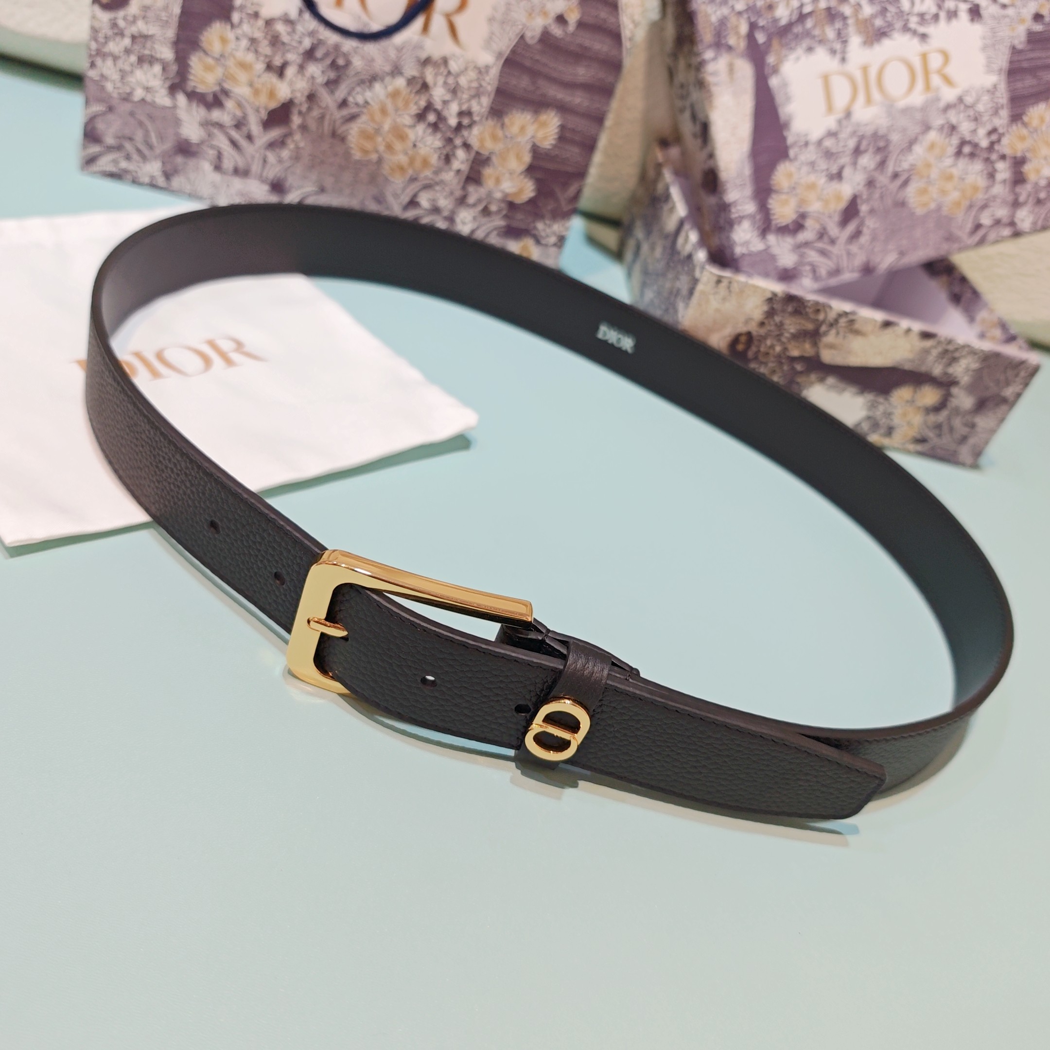 💥💥💥3.5cm 迪奥 腰带，双面头层牛皮，长度：75.80.85.90.95.100.欧，铜五金扣原版