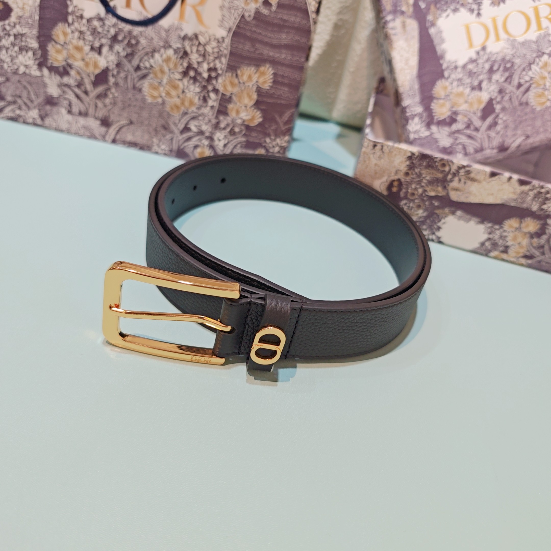 💥💥💥3.5cm 迪奥 腰带，双面头层牛皮，长度：75.80.85.90.95.100.欧，铜五金扣原版