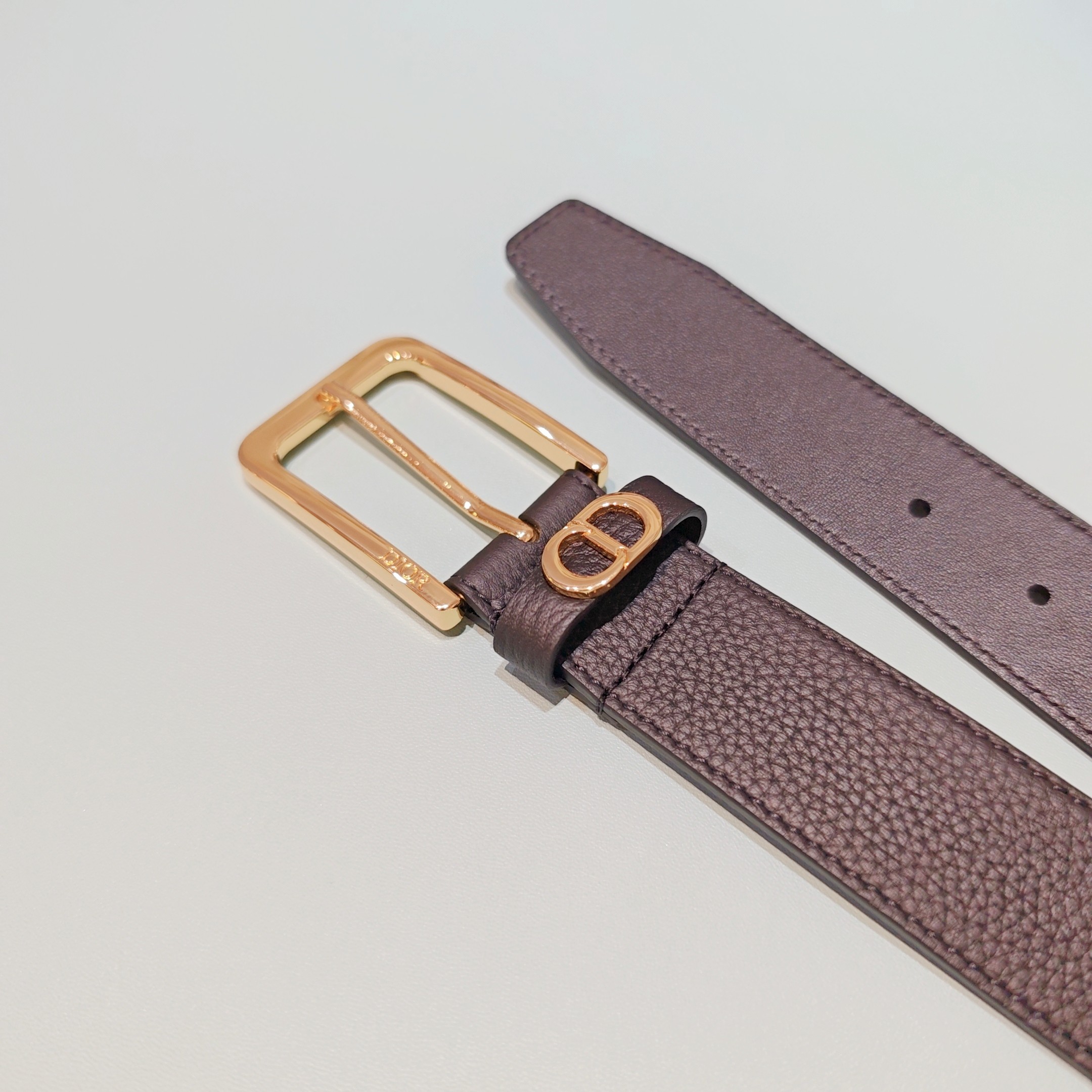 💥💥💥3.5cm 迪奥 腰带，双面头层牛皮，长度：75.80.85.90.95.100.欧，铜五金扣原版