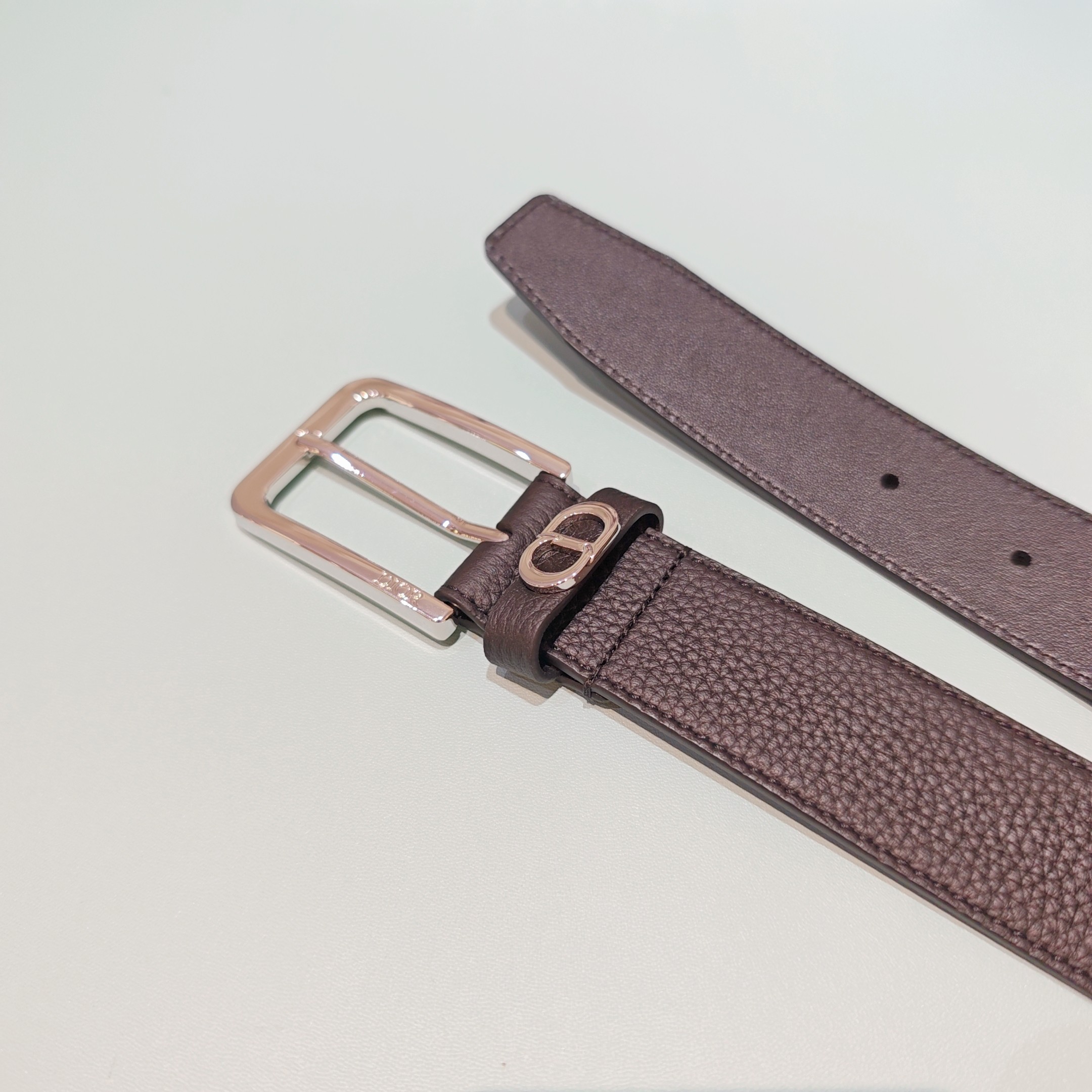 💥💥💥3.5cm 迪奥 腰带，双面头层牛皮，长度：75.80.85.90.95.100.欧，铜五金扣原版