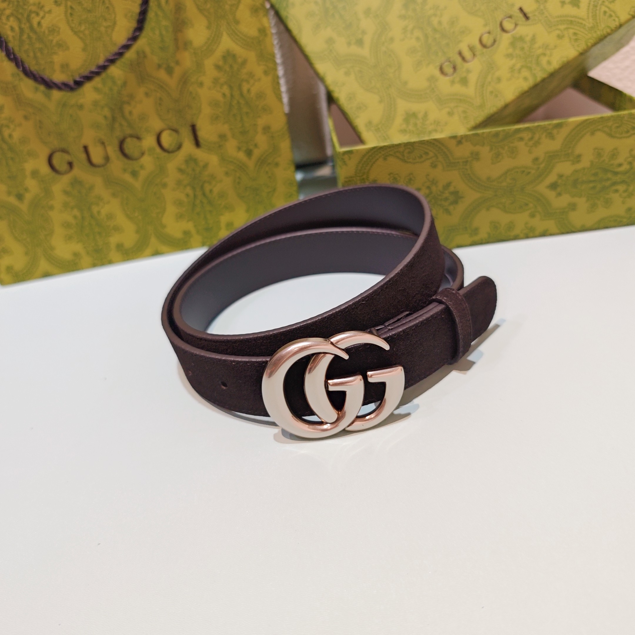 💥💥💥3.0cm 古驰 腰带，双面头层牛皮，长度：75.80.85.90.95.100.105欧，铜五金