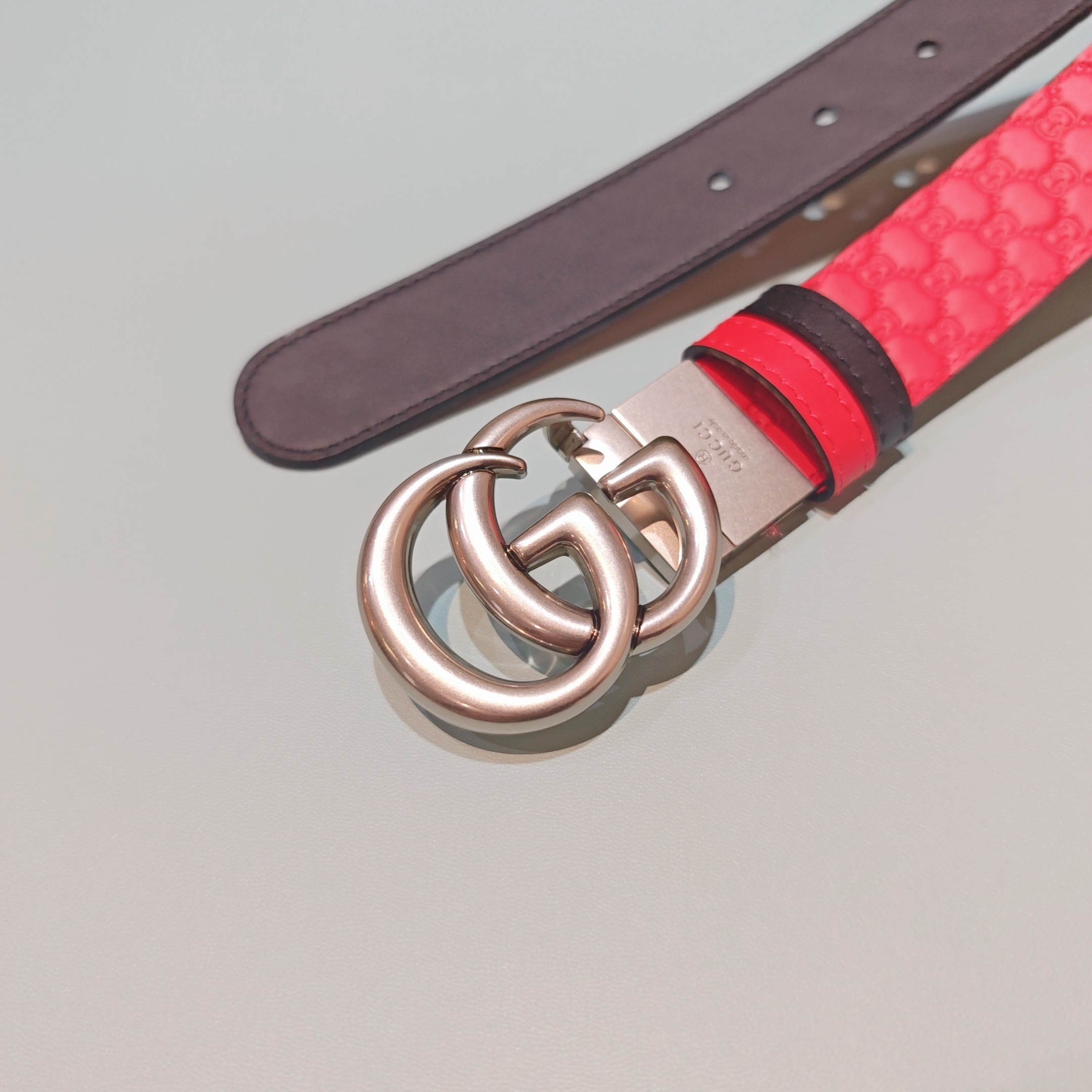 💥💥💥3.0cm 古驰 腰带，双面头层牛皮，长度：75.80.85.90.95.100.105欧，铜五金