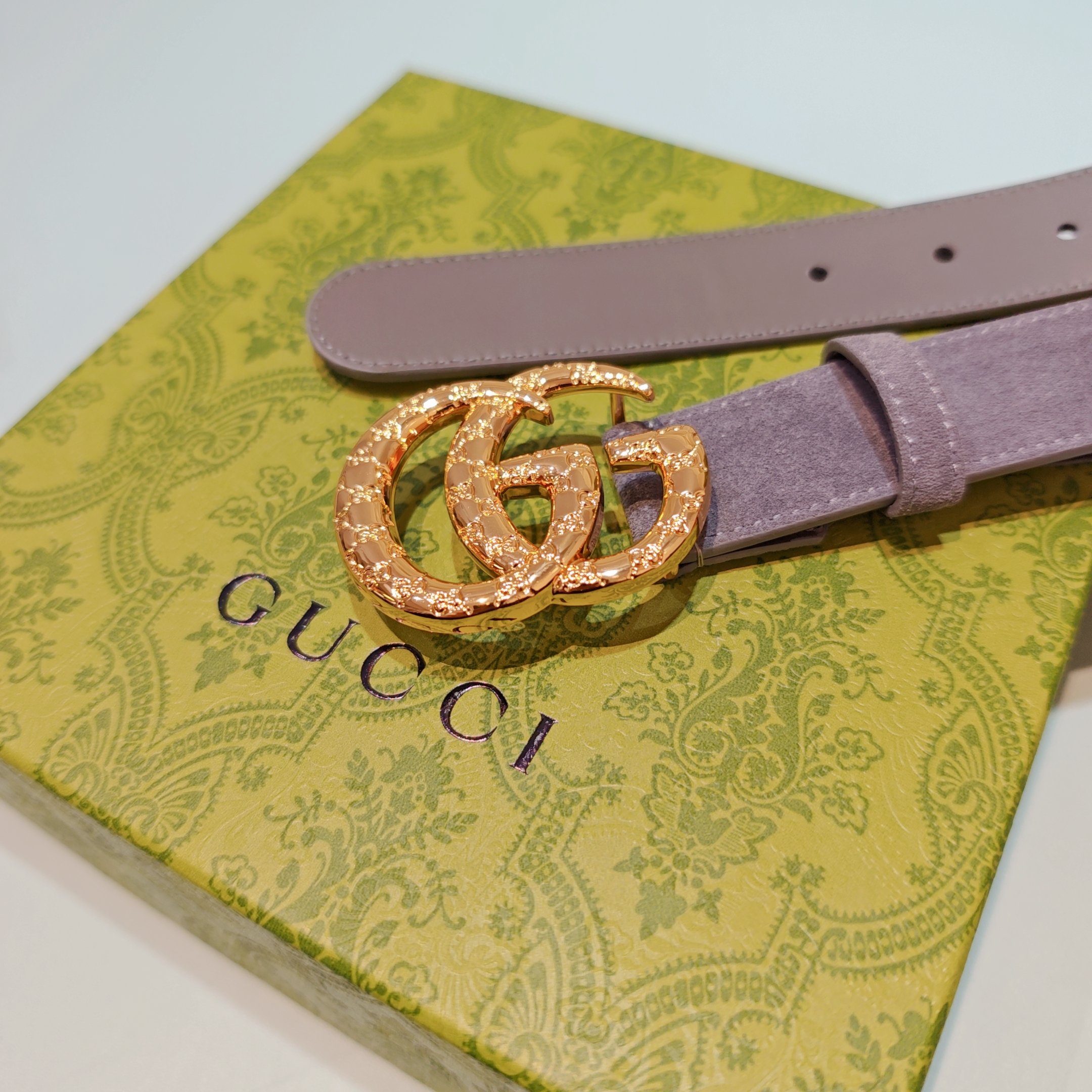 💥💥💥3.0cm 古驰 腰带，双面头层牛皮，长度：75.80.85.90.95.100.105欧，铜五金