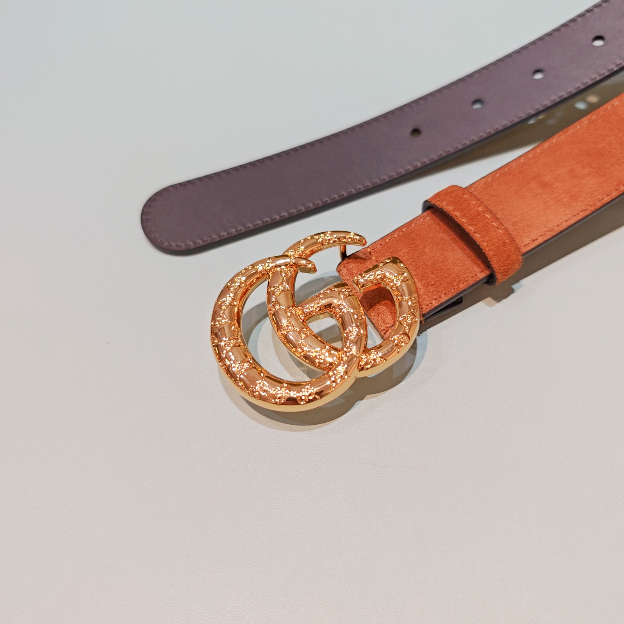 💥💥💥3.0cm 古驰 腰带，双面头层牛皮，长度：75.80.85.90.95.100.105欧，铜五金