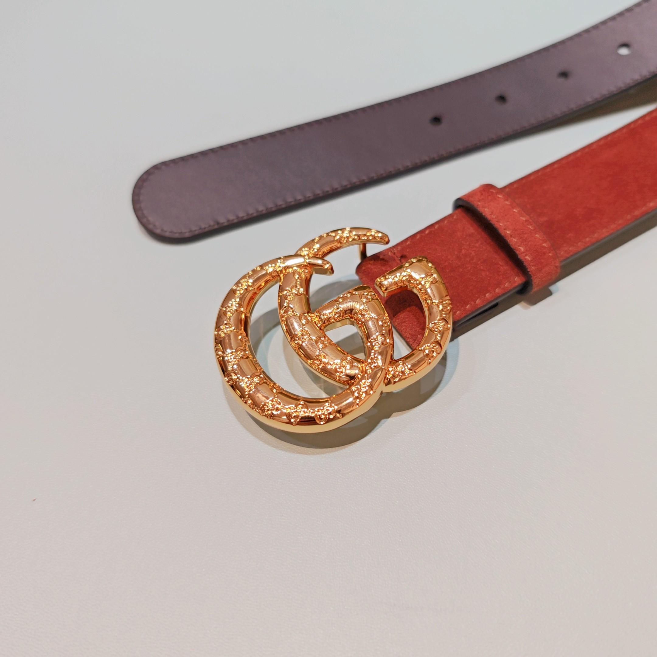 💥💥💥3.0cm 古驰 腰带，双面头层牛皮，长度：75.80.85.90.95.100.105欧，铜五金