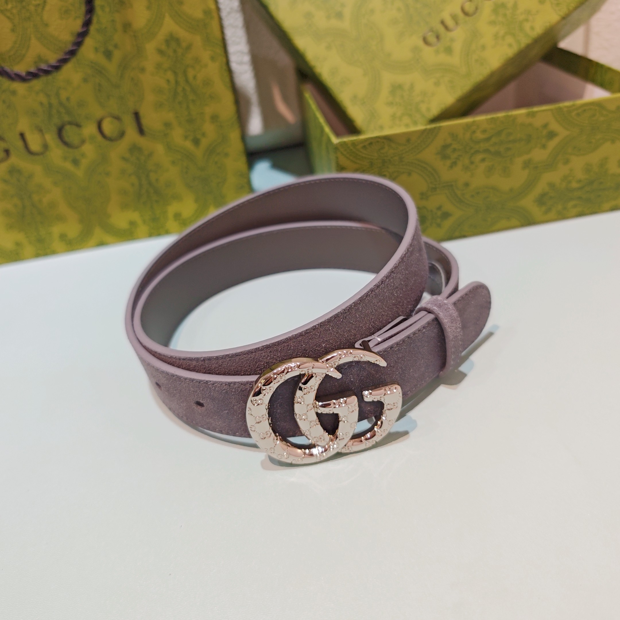 💥💥💥3.0cm 古驰 腰带，双面头层牛皮，长度：75.80.85.90.95.100.105欧，铜五金