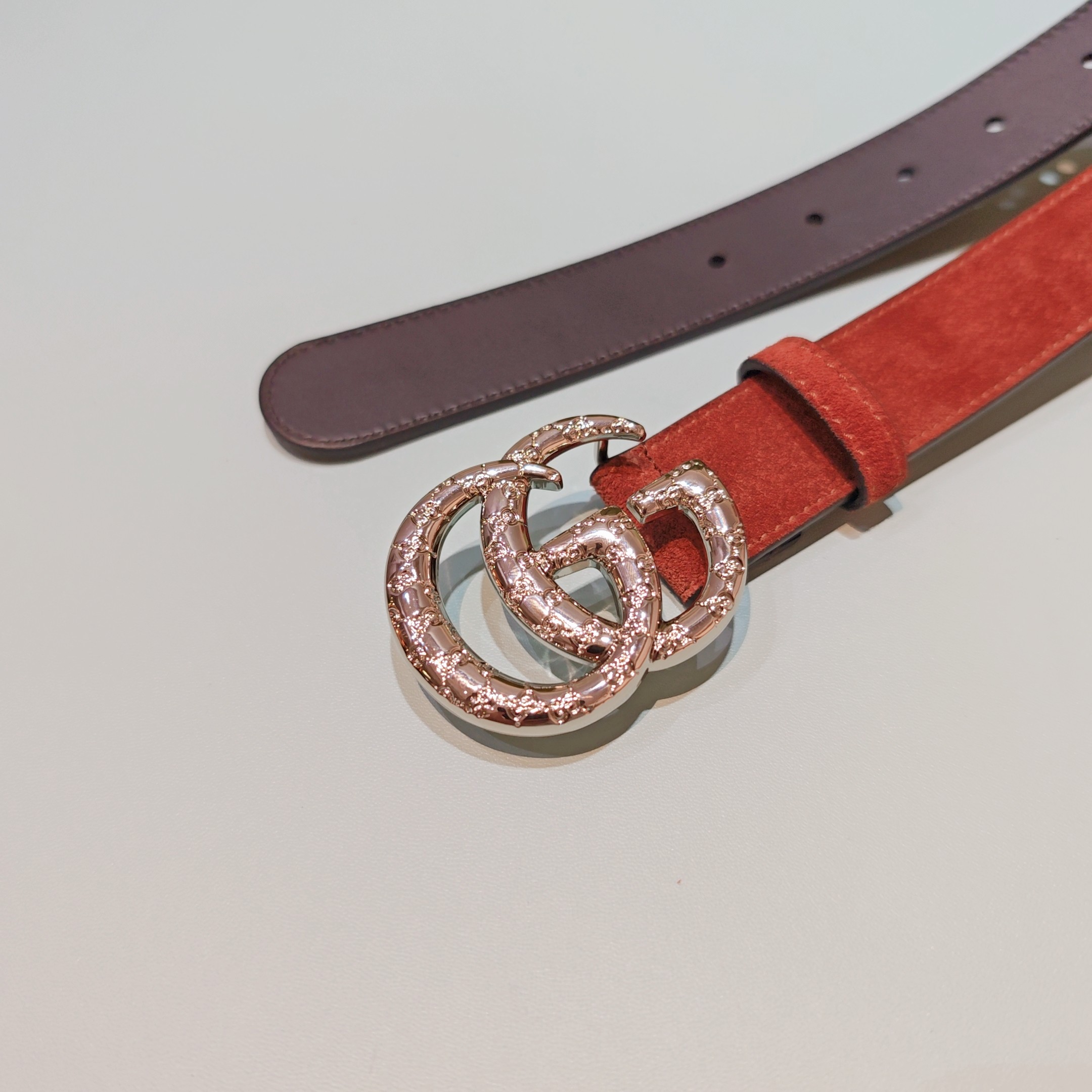 💥💥💥3.0cm 古驰 腰带，双面头层牛皮，长度：75.80.85.90.95.100.105欧，铜五金