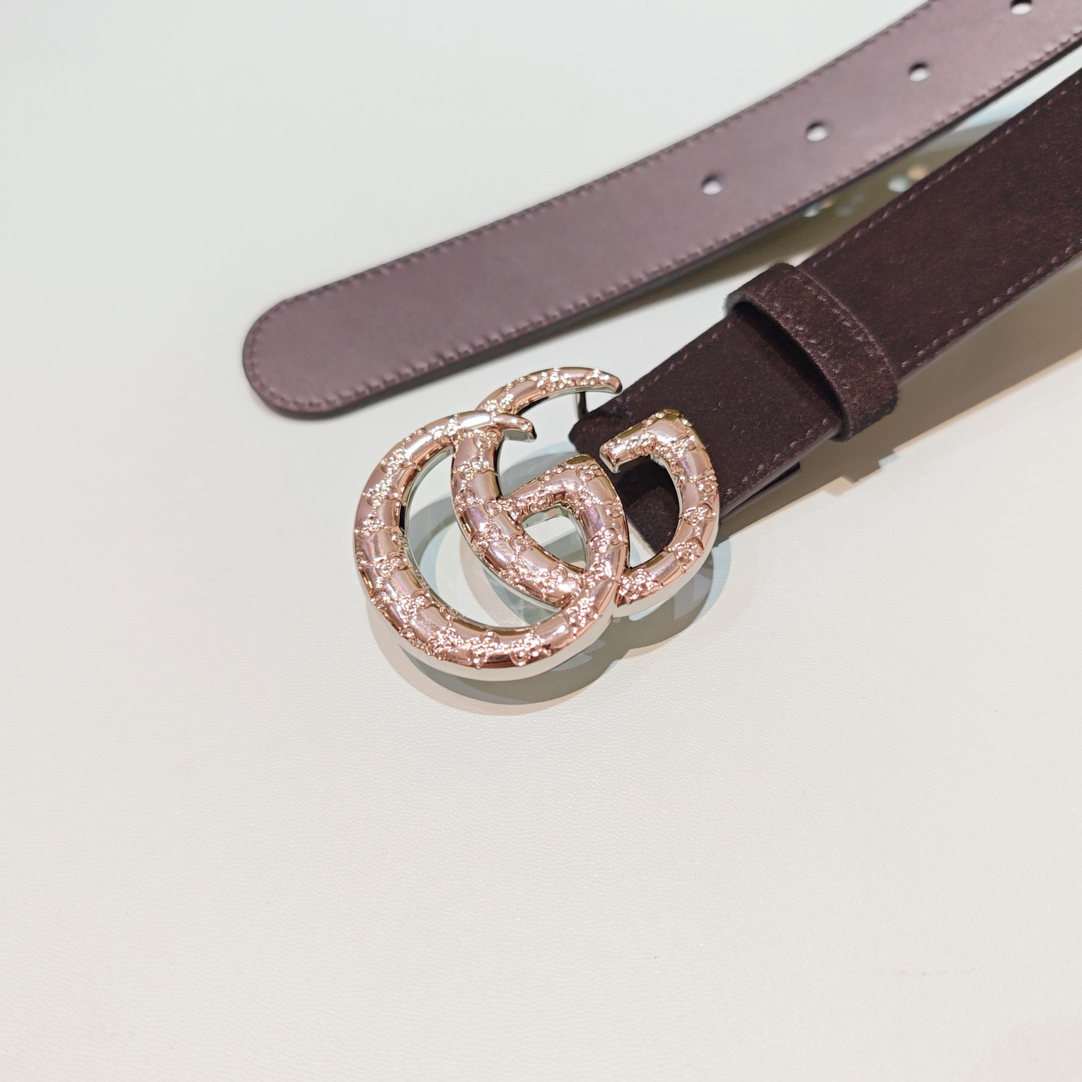 💥💥💥3.0cm 古驰 腰带，双面头层牛皮，长度：75.80.85.90.95.100.105欧，铜五金