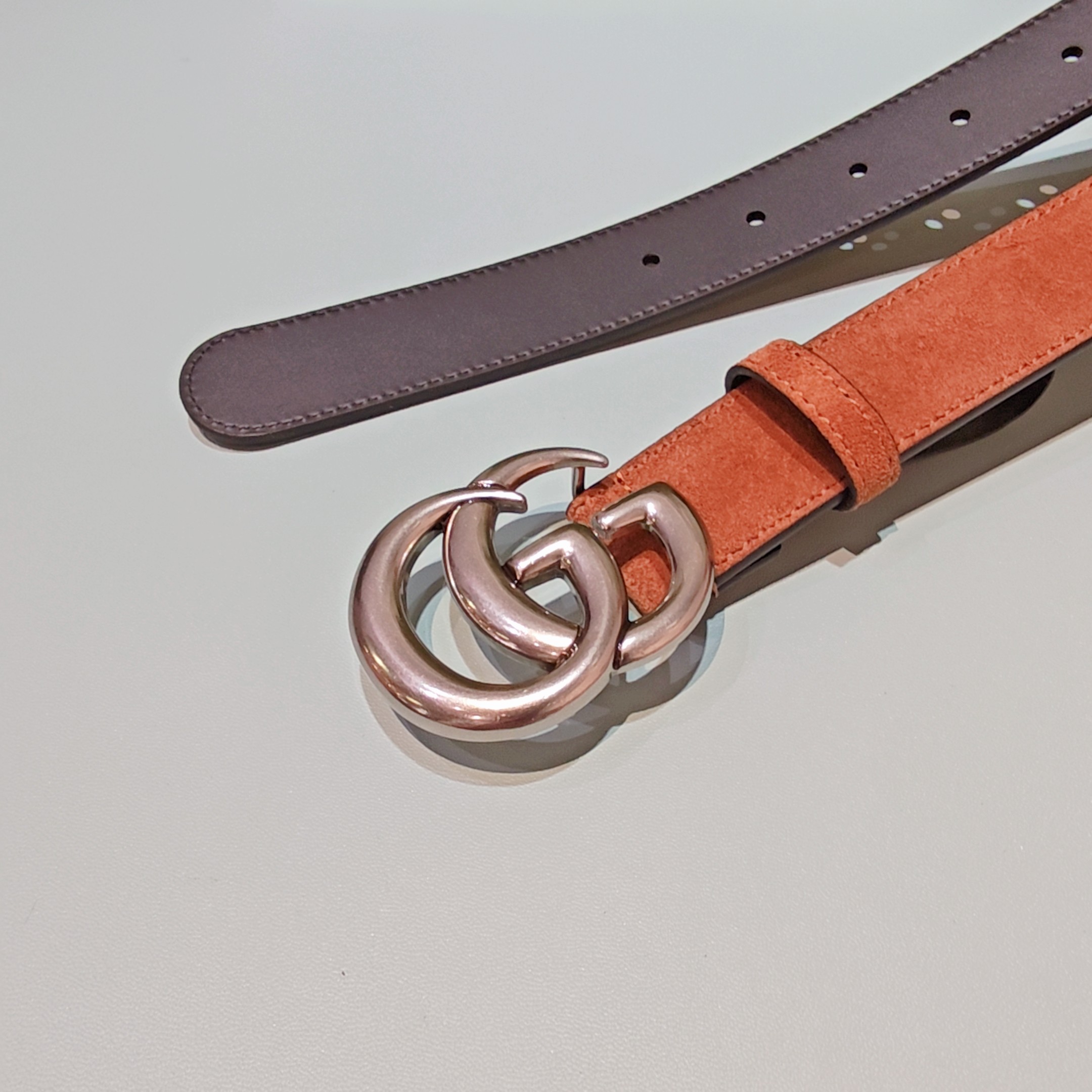 💥💥💥3.0cm 古驰 腰带，双面头层牛皮，长度：75.80.85.90.95.100.105欧，铜五金